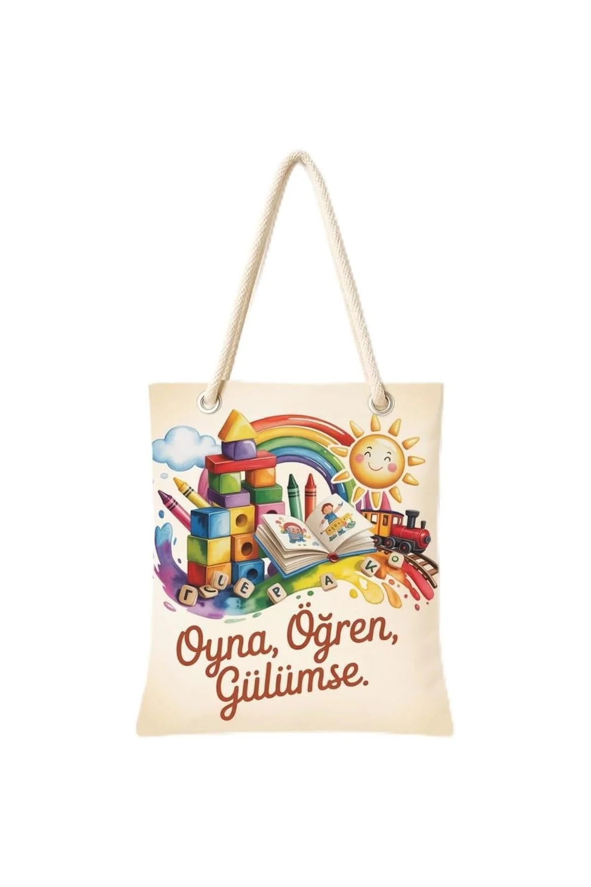Öğretmenler Günü Hediyesi: Renkli Hayaller Omuz Çantası