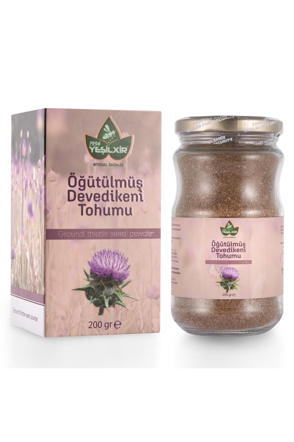Yeşilxir Öğütülmüş Devedikeni Tohumu 200 Gr