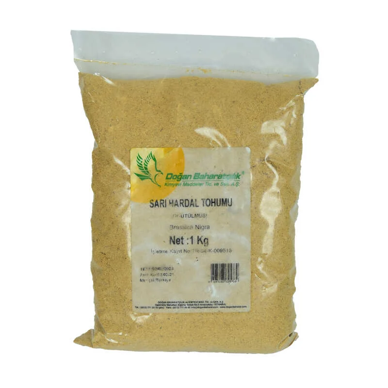 Öğütülmüş Hardal Tohumu - %100 Doğal Sarı 1000 Gr | Tamamen Saf Baharat Öğütülmüş Hardal Tohumu - %100 Doğal Sarı 1000 Gr | Tamamen Saf Baharat