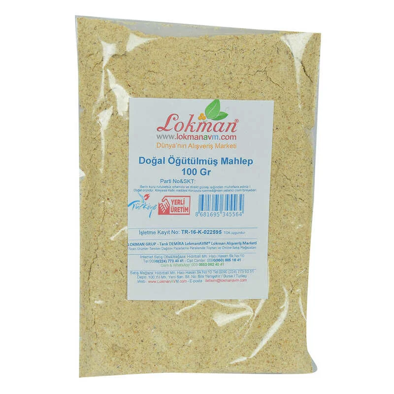 Öğütülmüş Saf Doğal Mahlep 100 Gr - Katkısız Geleneksel Tat