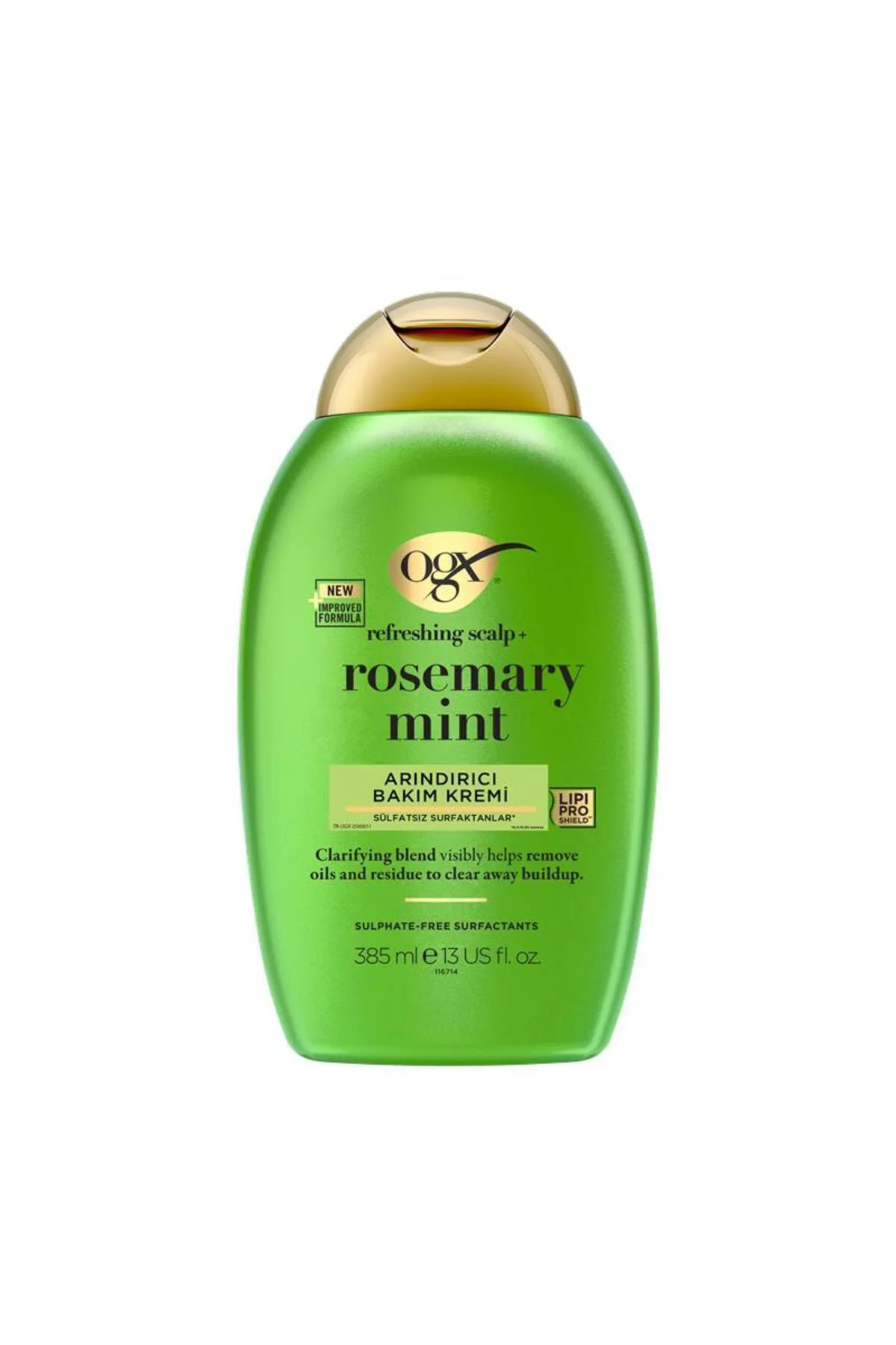 OGX Biberiye & Nane Arındırıcı Sülfatsız Saç Bakım Kremi 385 ml