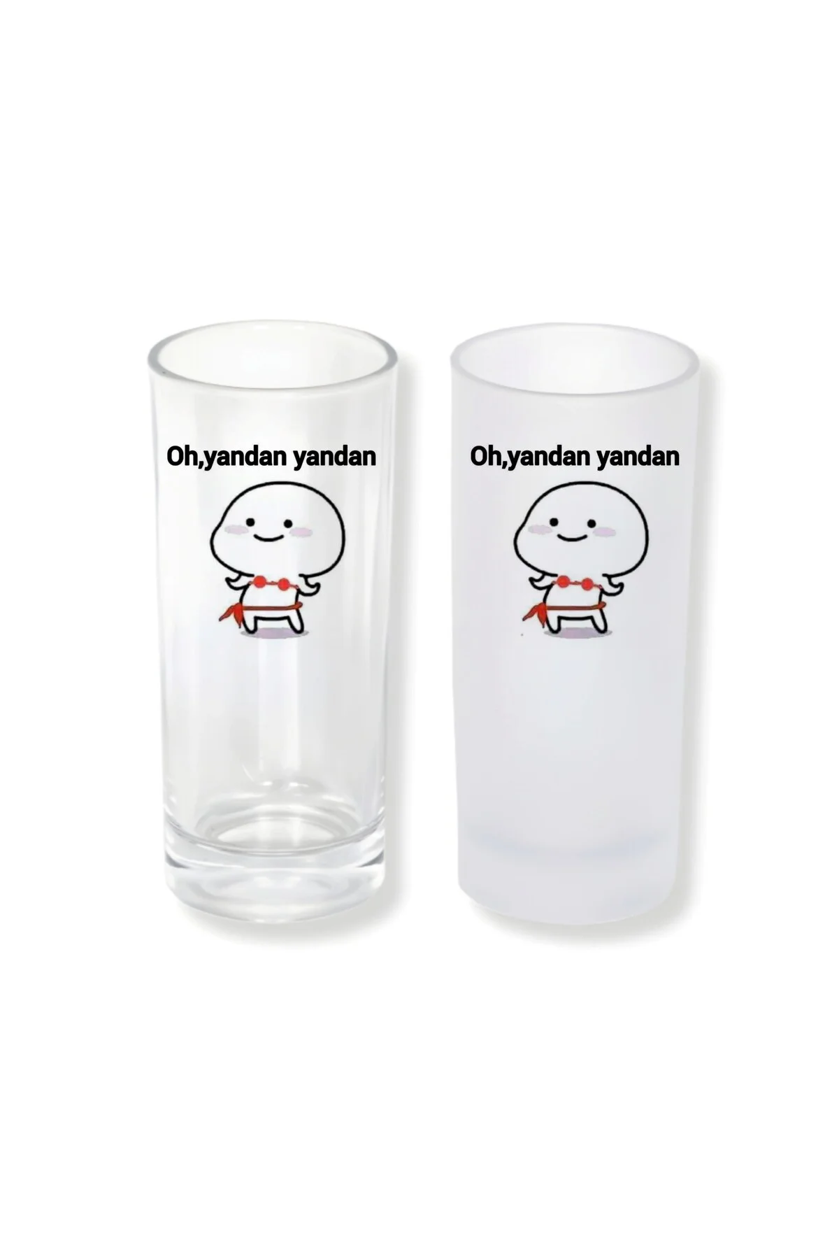 Oh Yandan Yandan Buzlu / Buzsuz Seçenekli Rakı Bardağı – 1 Adet Ş