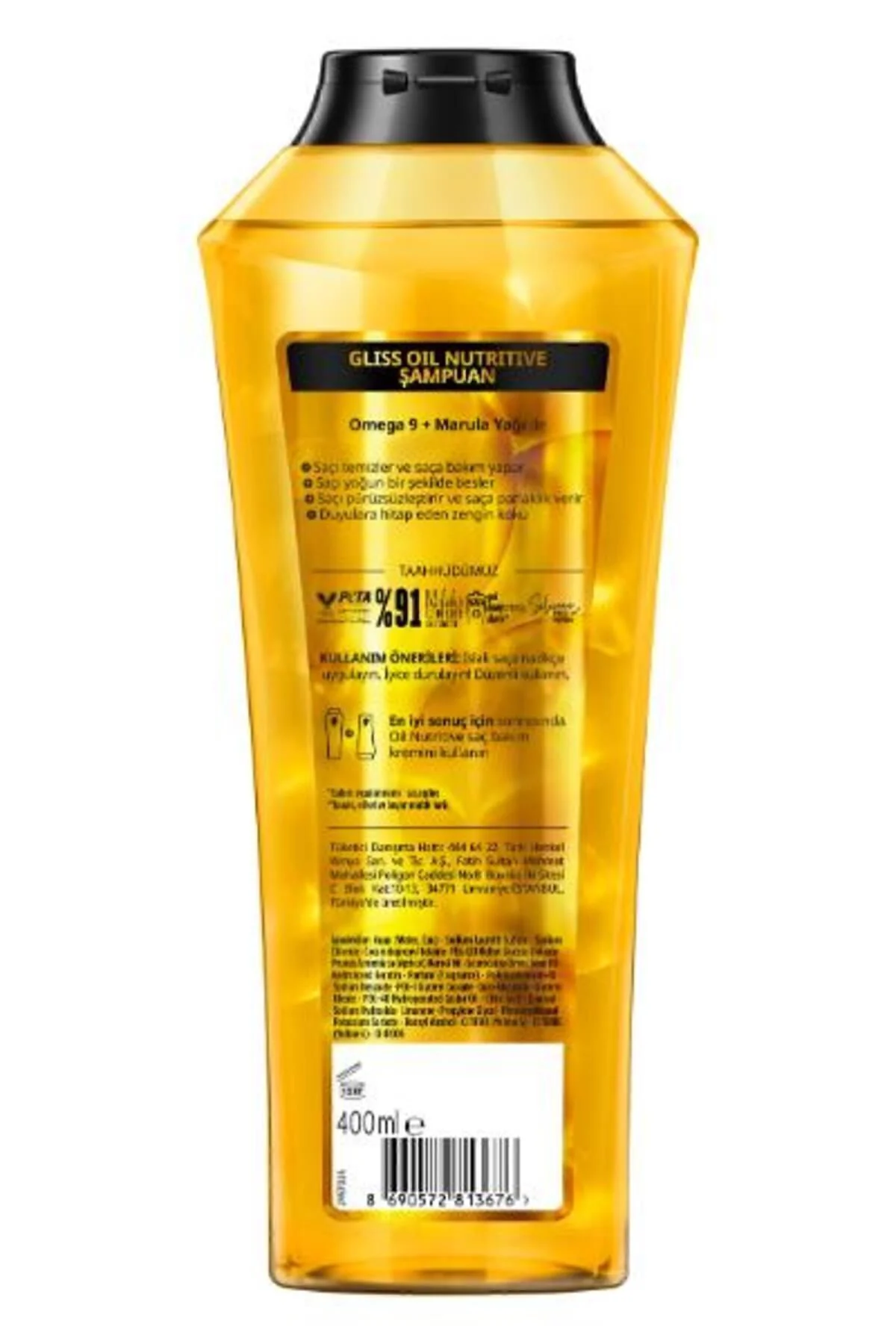 Oil Nutritive Şampuan 400ml + Saç Kremi 360ml + Sıvı Saç Kremi 200 ml