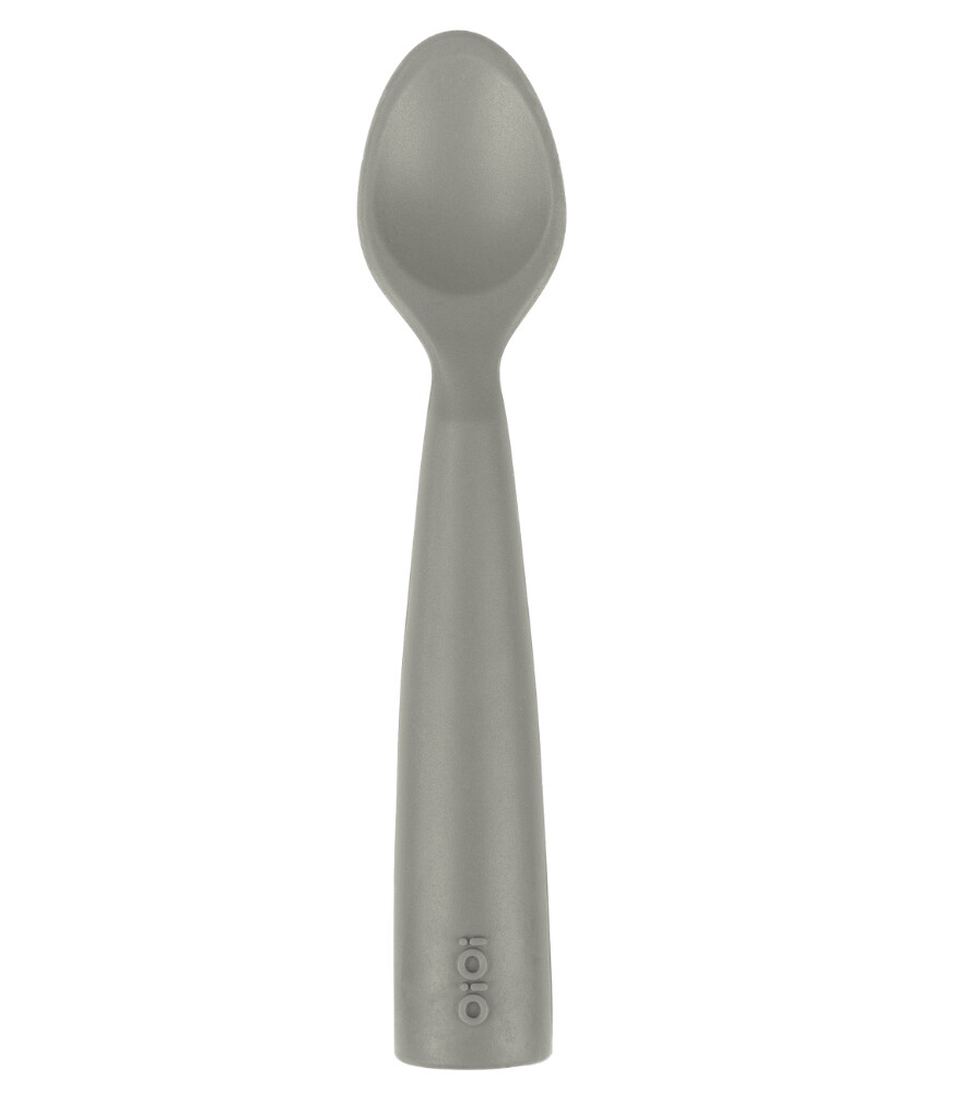 OiOi Nam Nam Silikon Mama Kaşığı Powder Grey