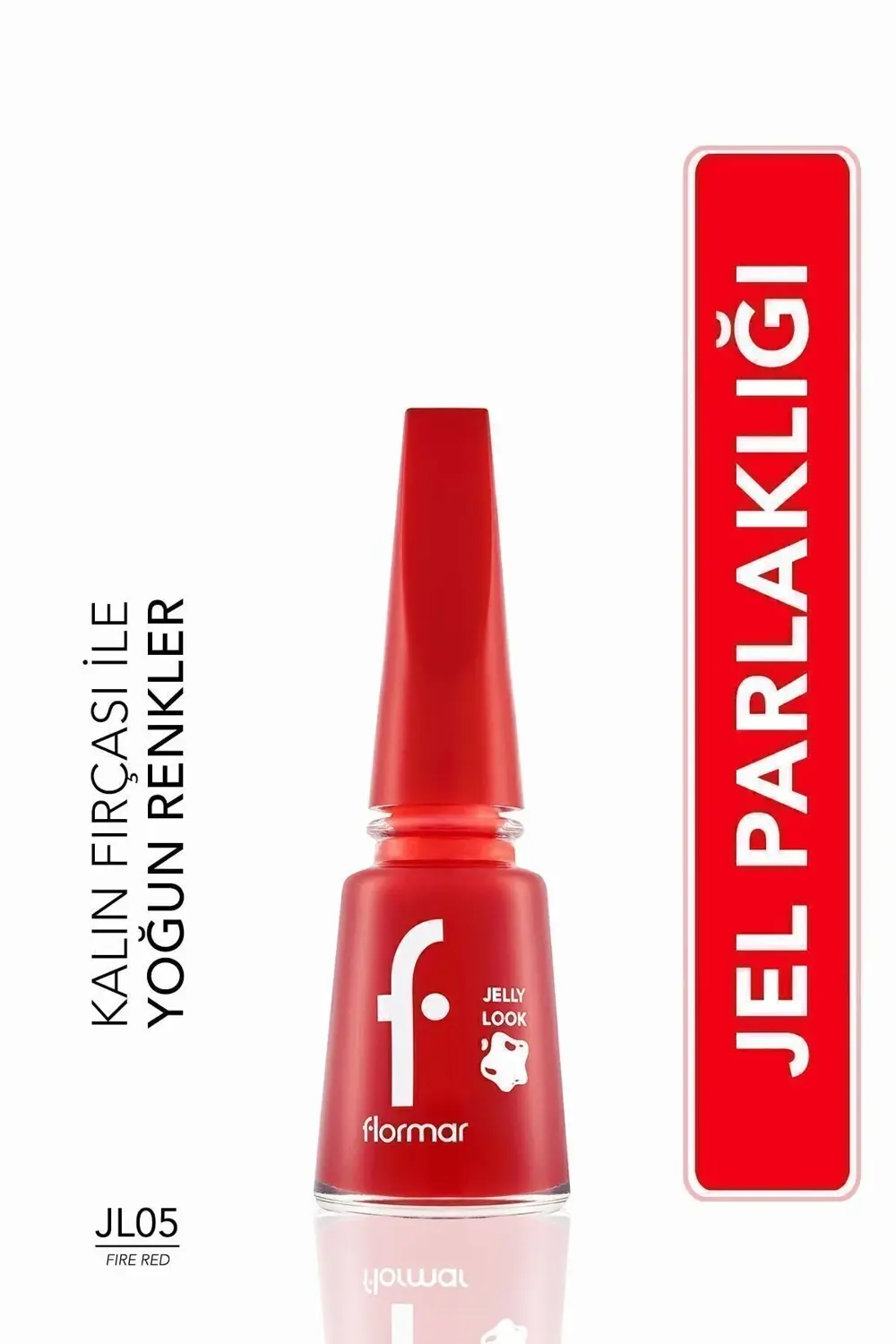 Oje - Jelly Look Nail Enamel Jl04 Scarlet 8690604233625