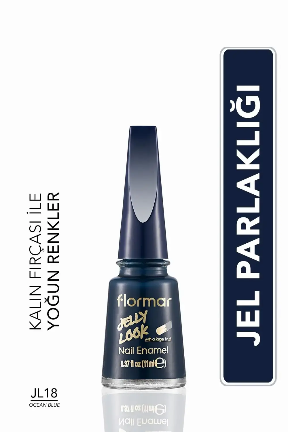 Oje - Jelly Look Nail Enamel Jl18 Ocean Blue 8690604282128