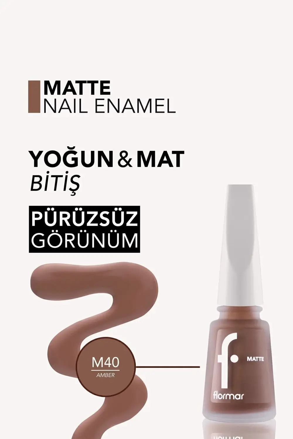 Oje - Matte Nail Enamel M40 Amber 34000004-m40