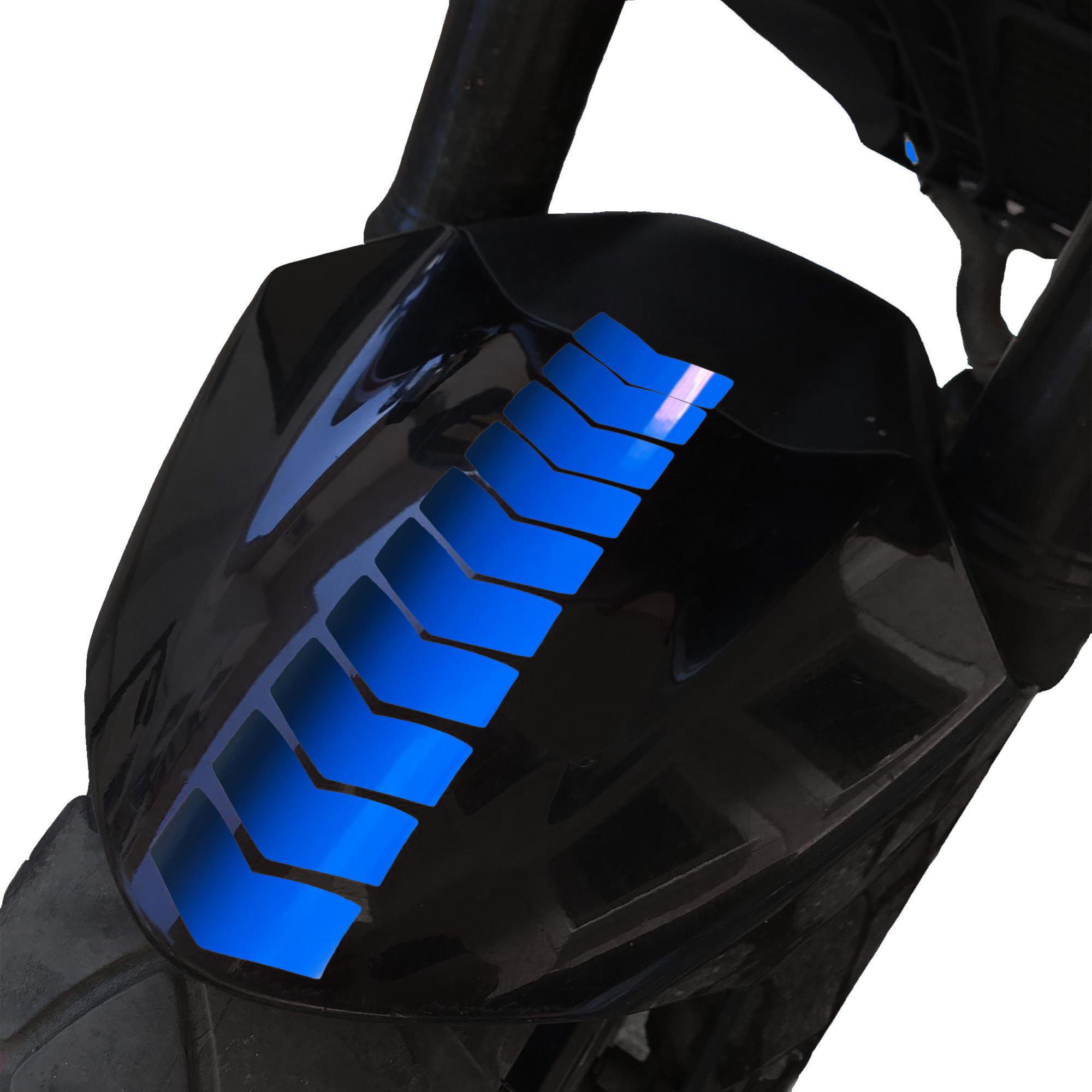 Çınar Extreme Ok Tasarımlı Azur Mavi Çamurluk Kask Sticker  