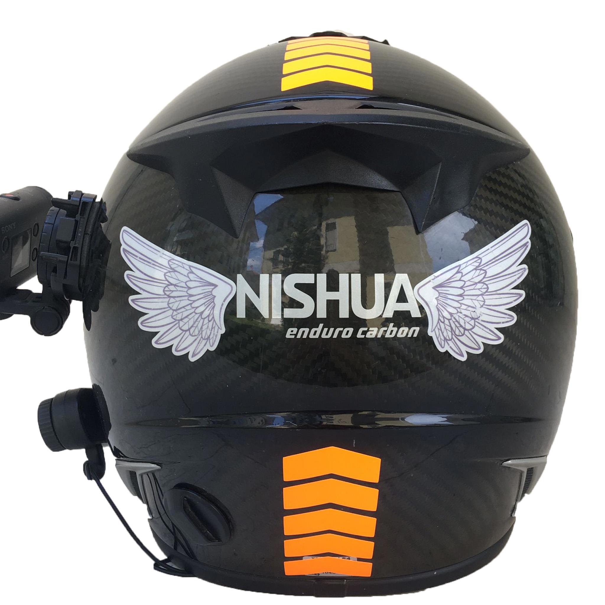 Çınar Extreme Ok Tasarımlı Çamurluk Kask Sticker Reflektif, Floresan, Düz Renkl