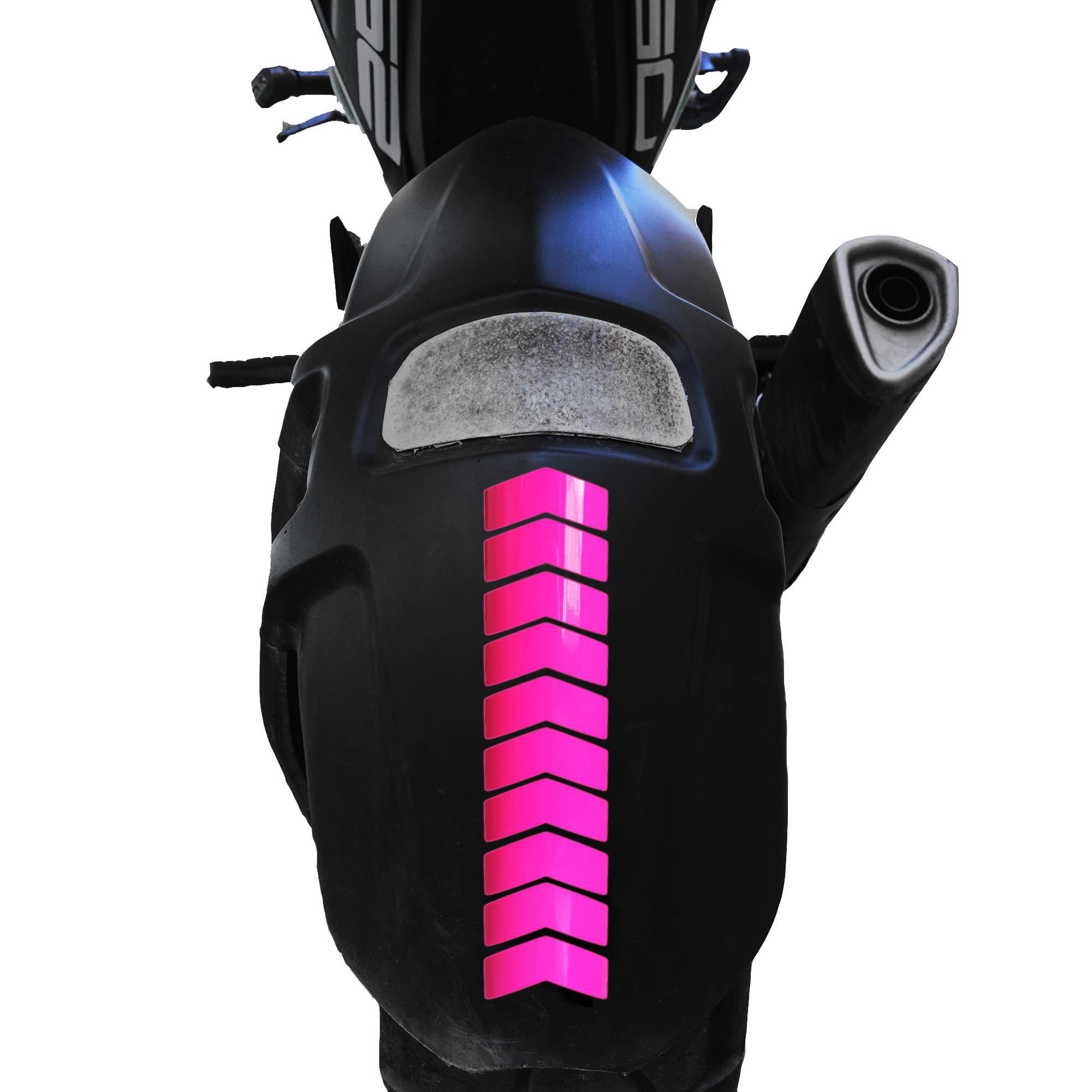 Çınar Extreme Ok Tasarımlı Gül Pembesi Çamurluk Kask Sticker  