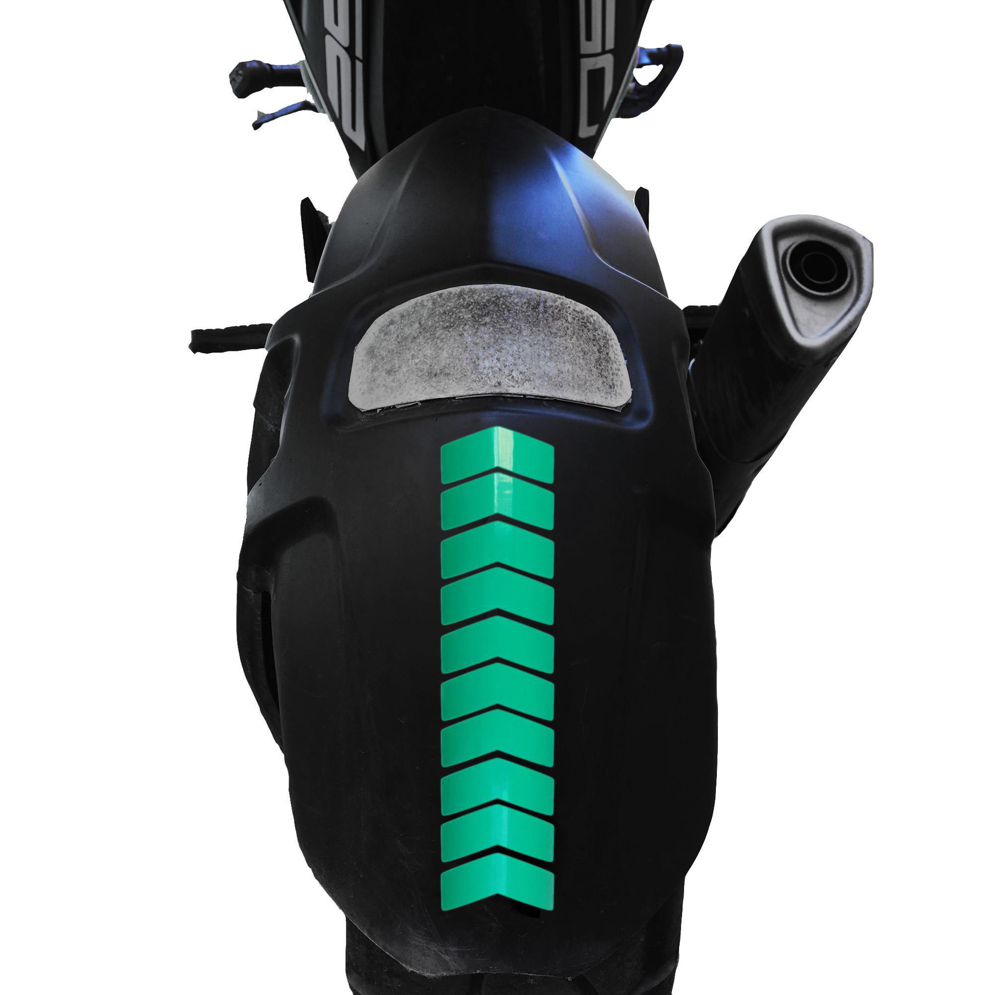 Çınar Extreme Ok Tasarımlı Orman Yeşili Çamurluk Kask Sticker  