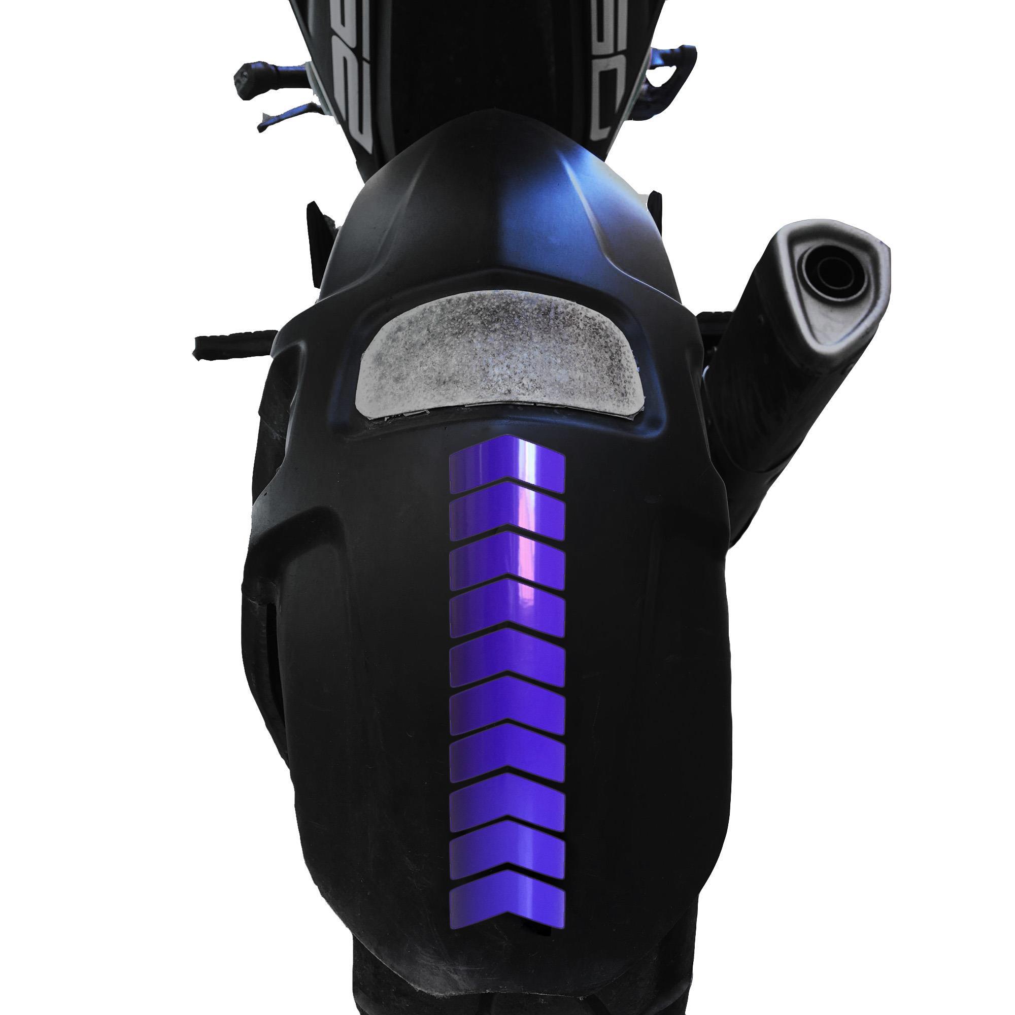 Çınar Extreme Ok Tasarımlı Patlıcan Moru Çamurluk Kask Sticker  