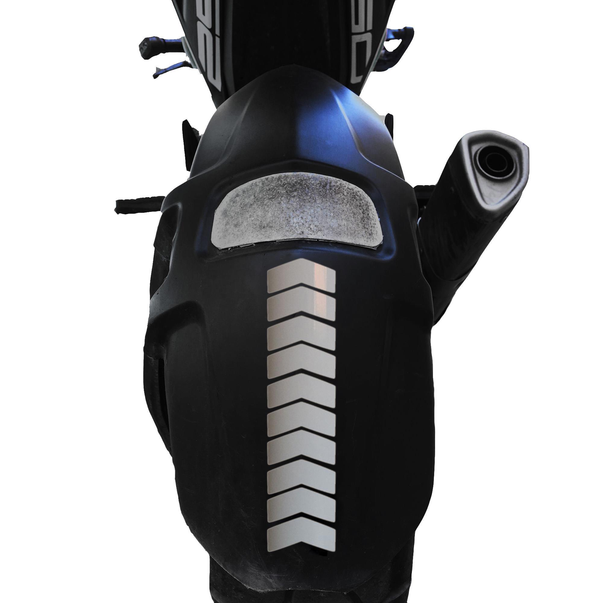 Çınar Extreme Ok Tasarımlı Süt Beyaz Çamurluk Kask Sticker  