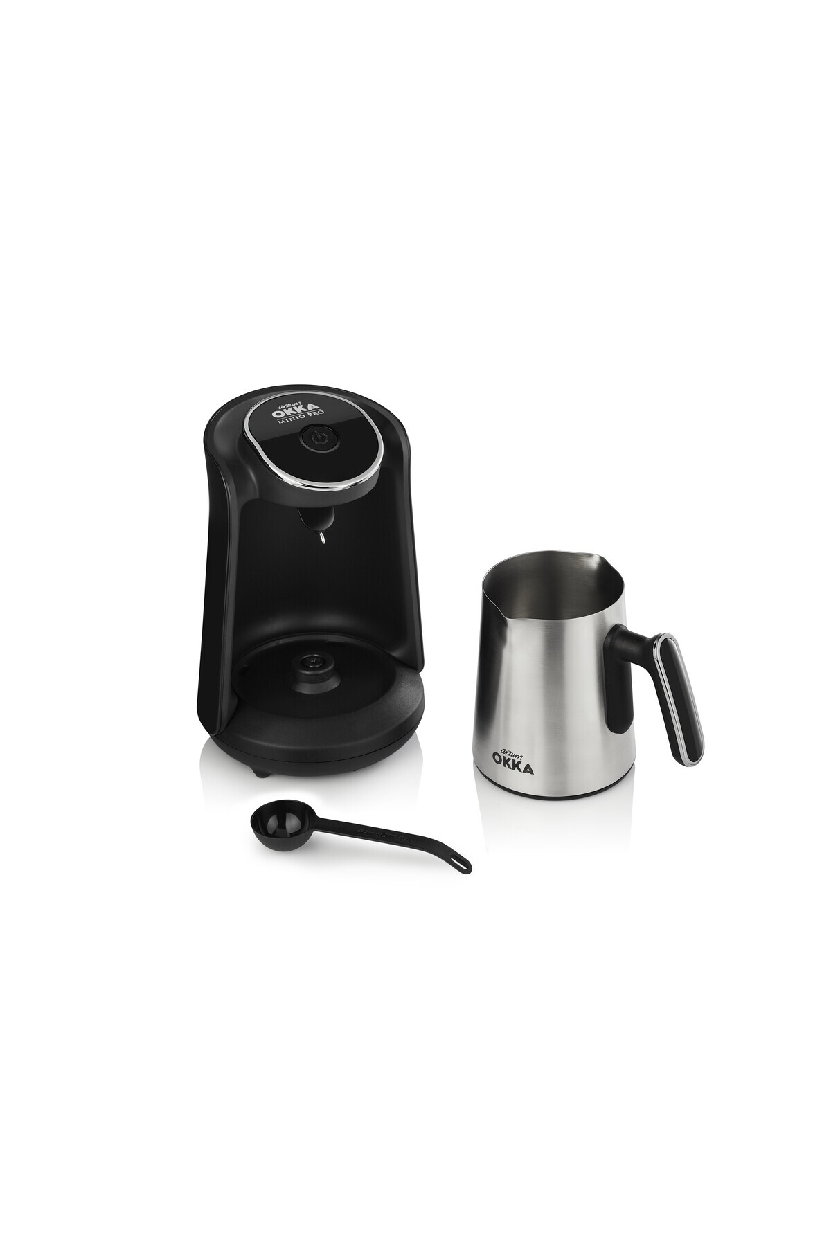 OK0010 Okka Minio Pro Türk Kahve Makinesi Çelik - Krom