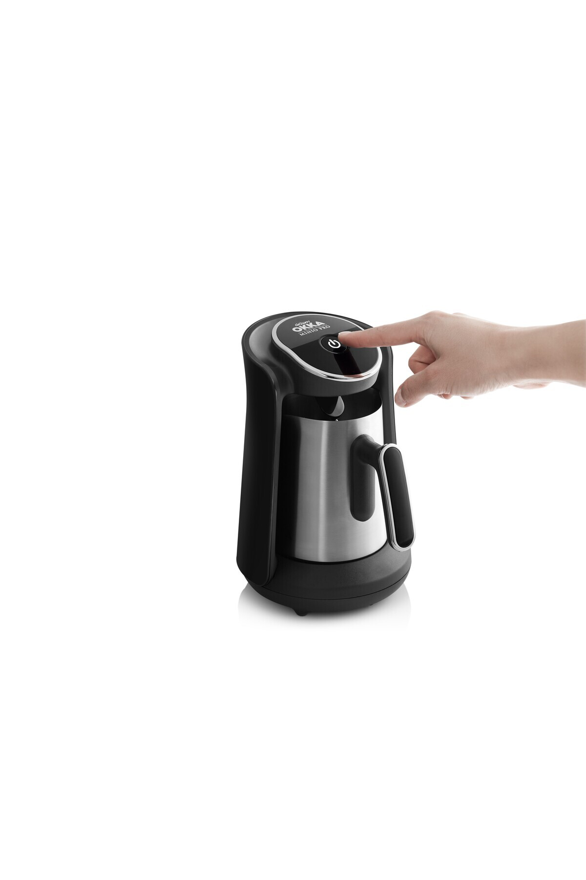 OK0010 Okka Minio Pro Türk Kahve Makinesi Çelik - Krom