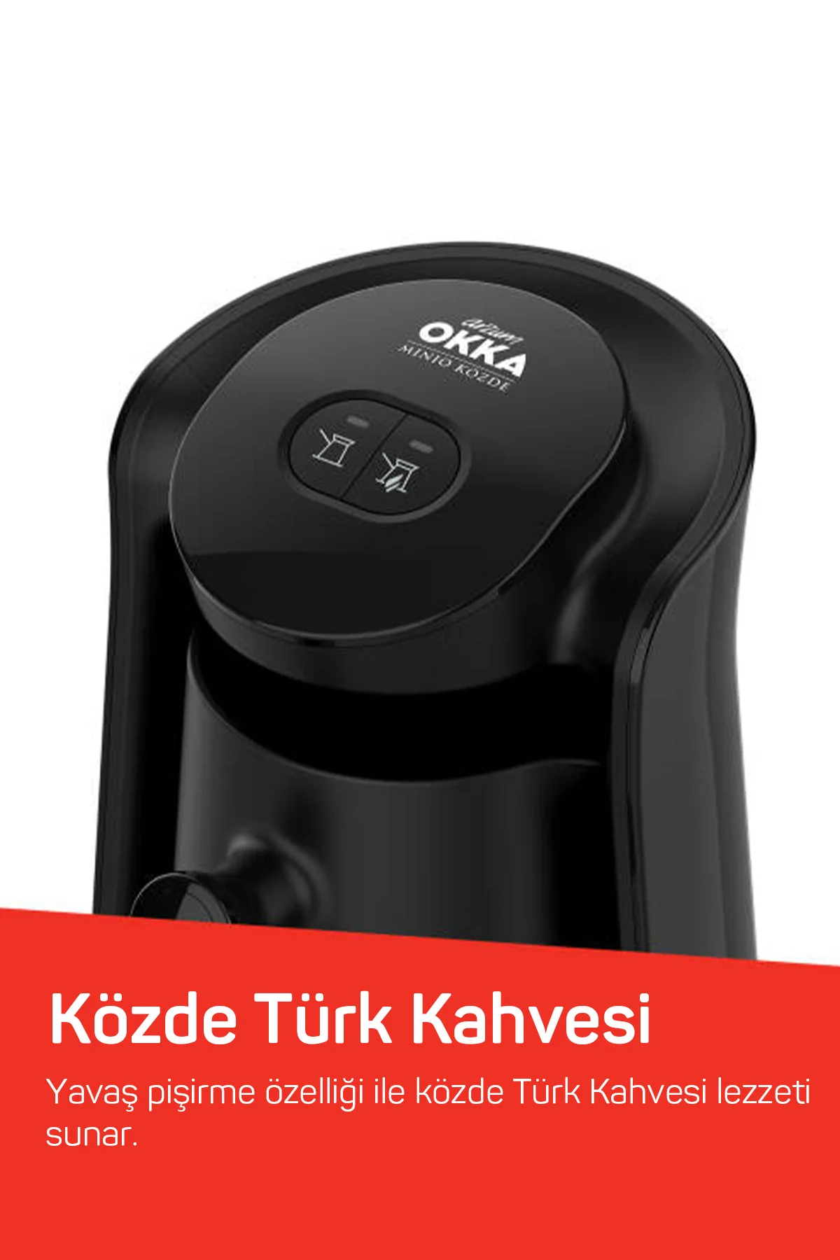 OK0049 Minio Közde Türk Kahvesi Makinesi Bol Köpüklü Közde Lezzet