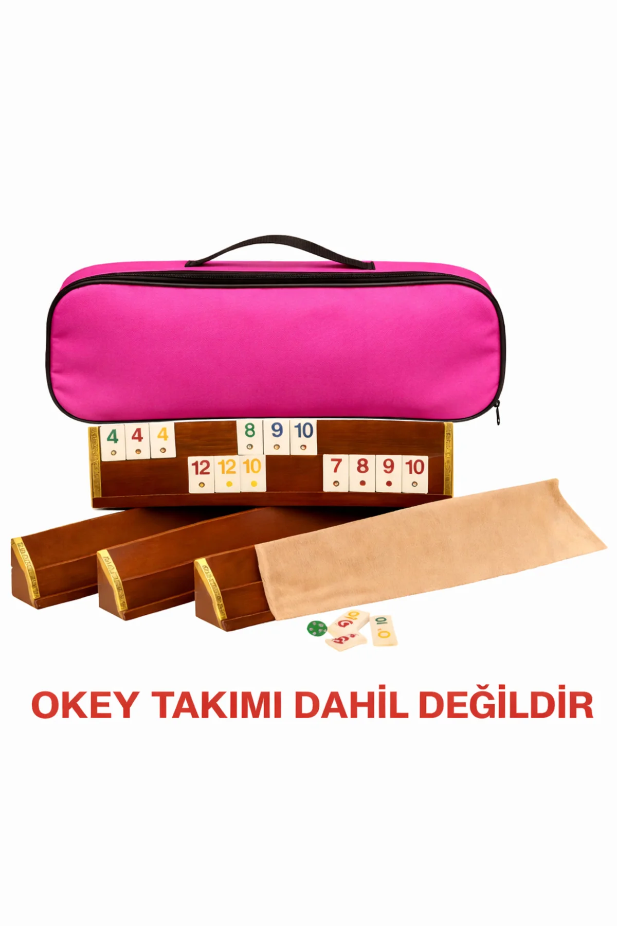 Okey Çantası & Istaka Çantası – 50×20×10 cm, fermaurlu Kumaş Port