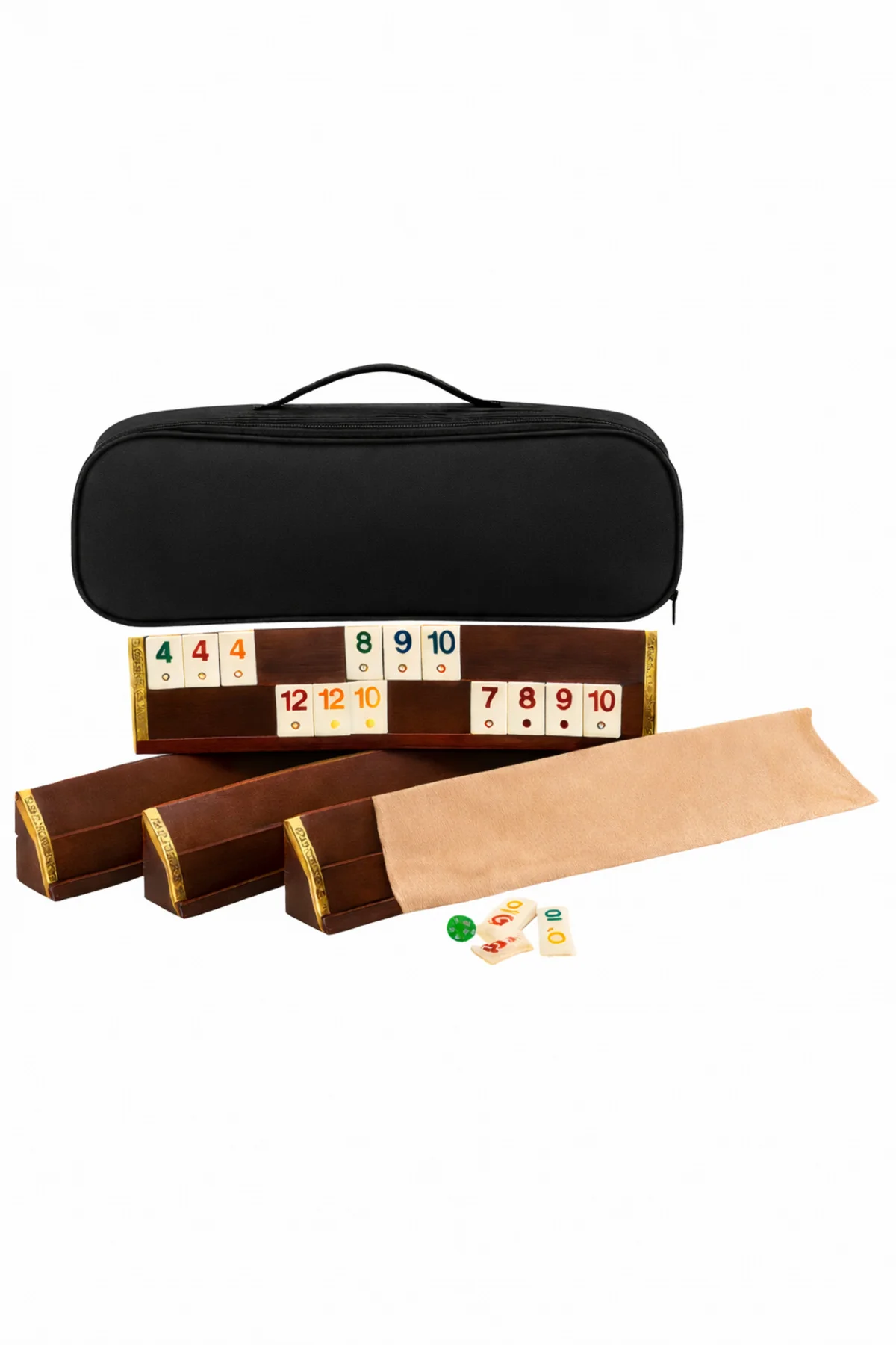 Okey Çantası & Istaka Çantası – 50×20×10 cm, fermaurlu Kumaş Port