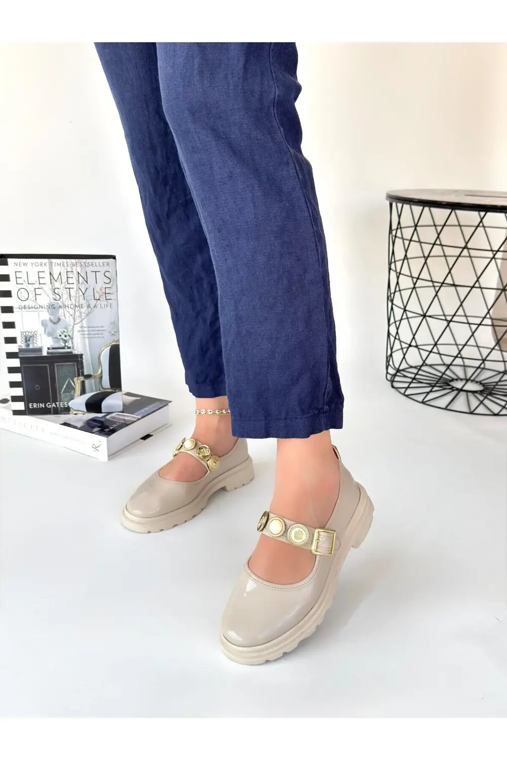 Okira Bej Rugan Oxford Ayakkabı Okira Bej Rugan Oxford Ayakkabı