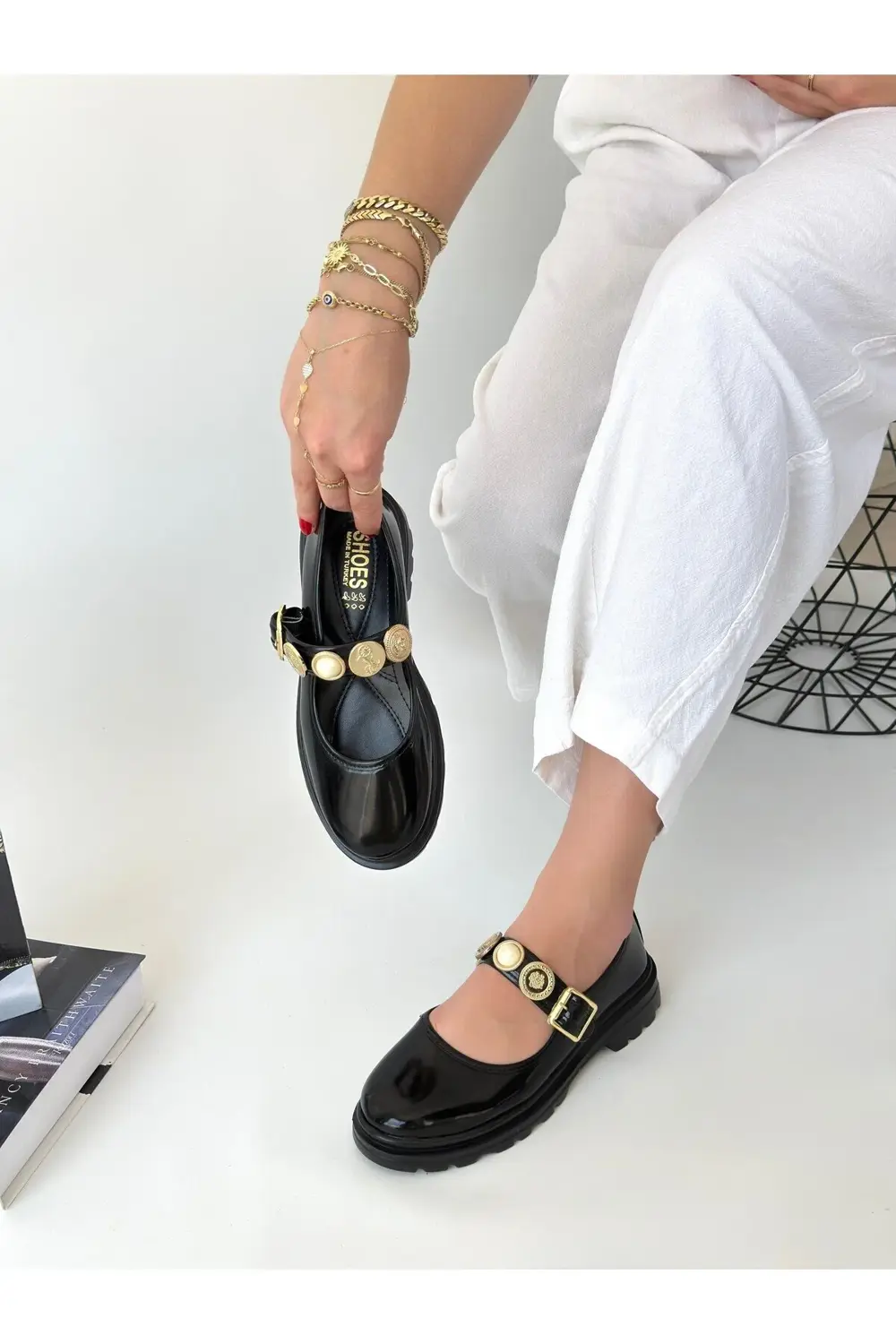 Okira Siyah Rugan Oxford Ayakkabı