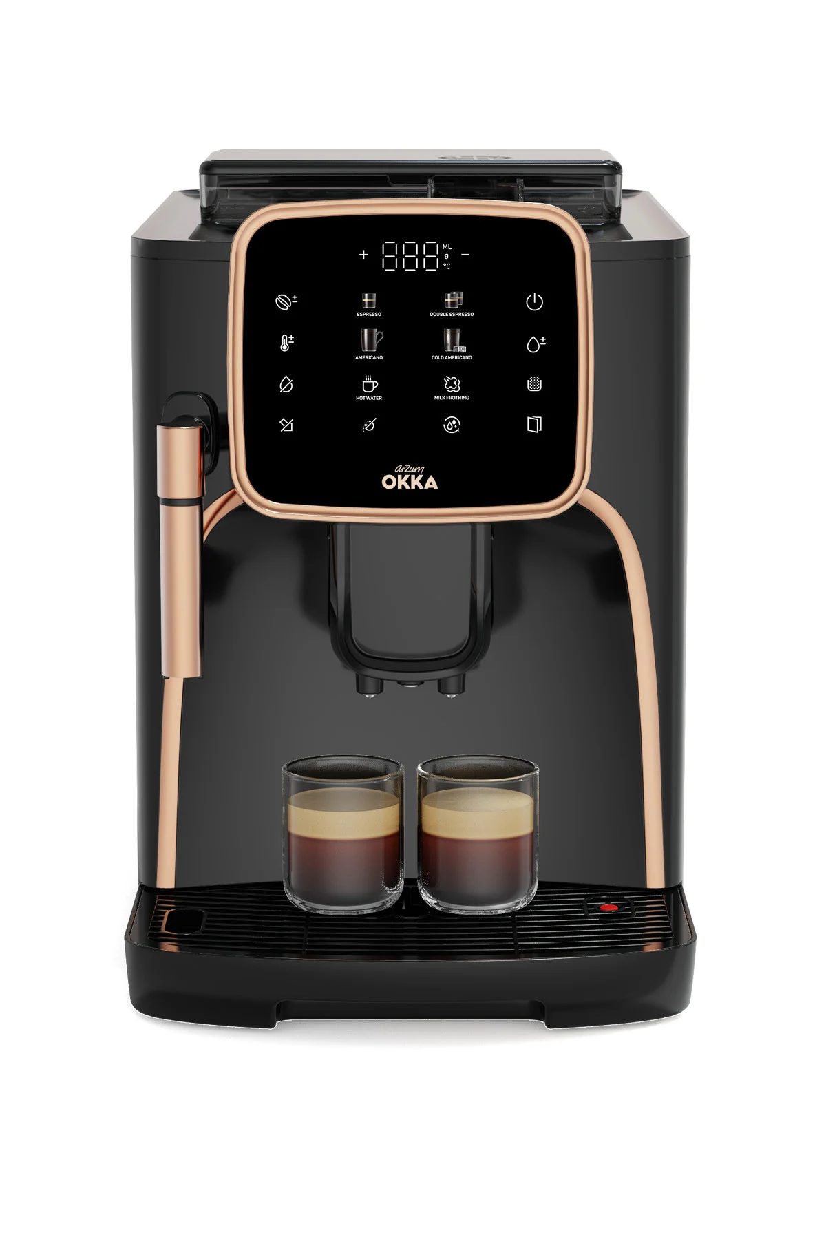 Okka Espresso Pro Tam Otomatik Espresso Makinesi Bakır - OK0030-04