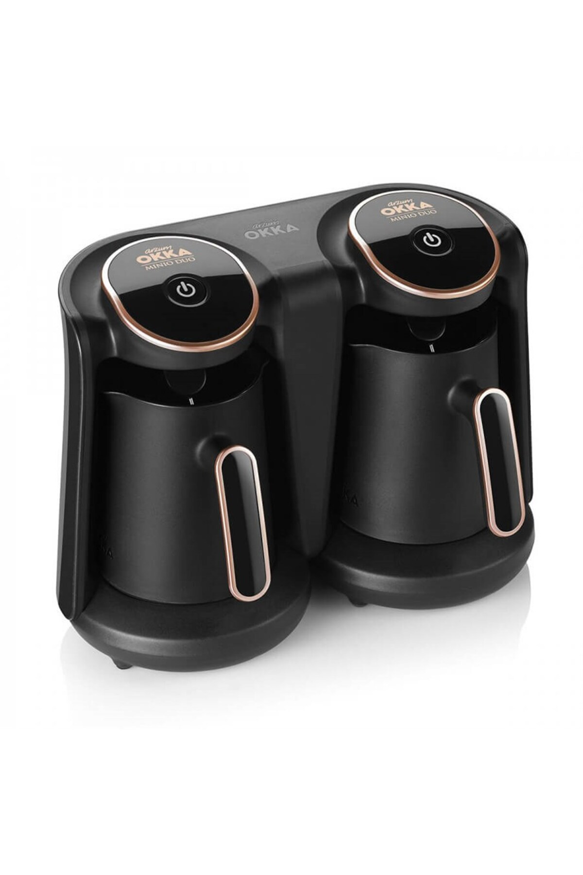 Okka Minio Duo Türk Kahvesi Makinesi 8 Fincan Kapasiteli Bakır - 