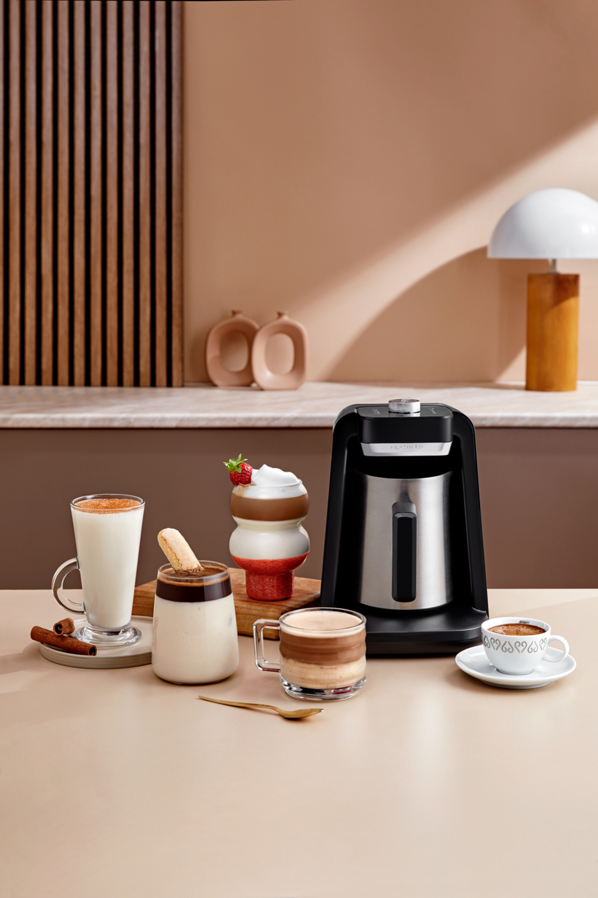 Okka OK0020 Rich Spin Pro Türk Kahvesi Makinesi Bakır