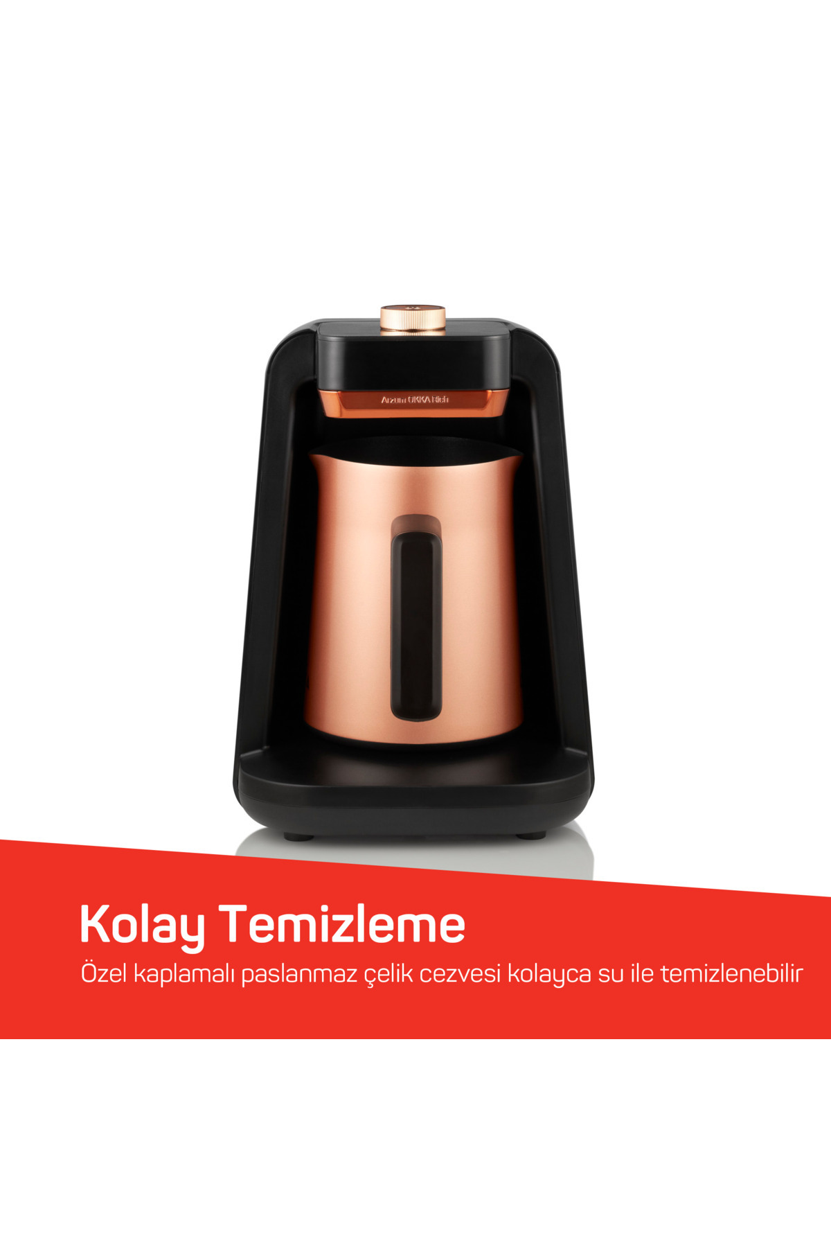 Okka OK0020 Rich Spin Pro Türk Kahvesi Makinesi Bakır