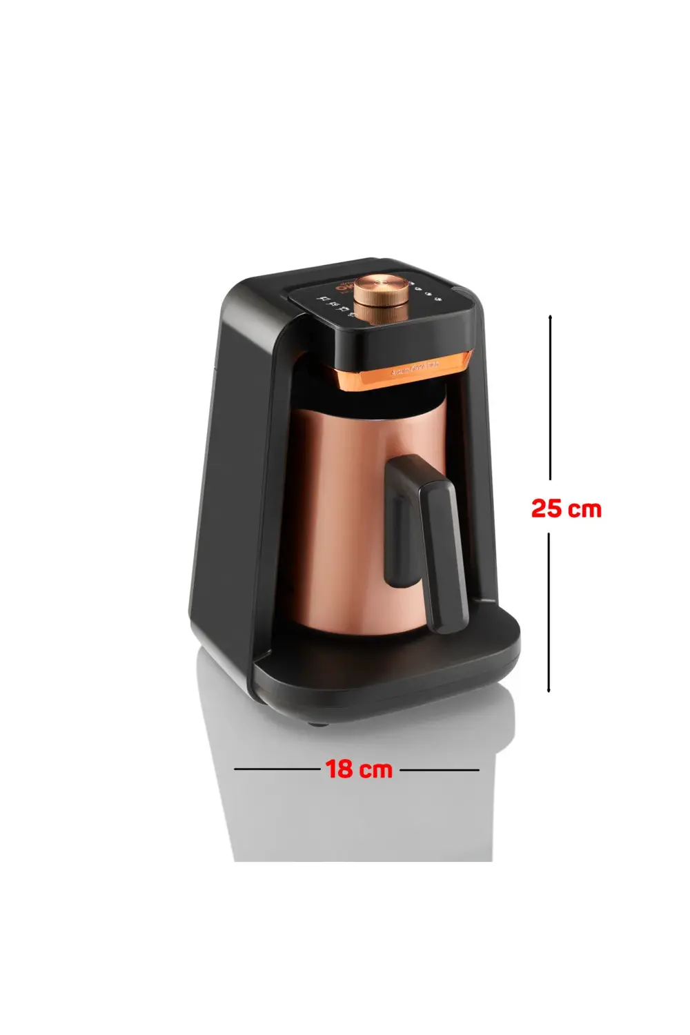 Okka Rich Spin Pro Çelik Cezveli Közde Sütlü Türk Kahve Makinesi