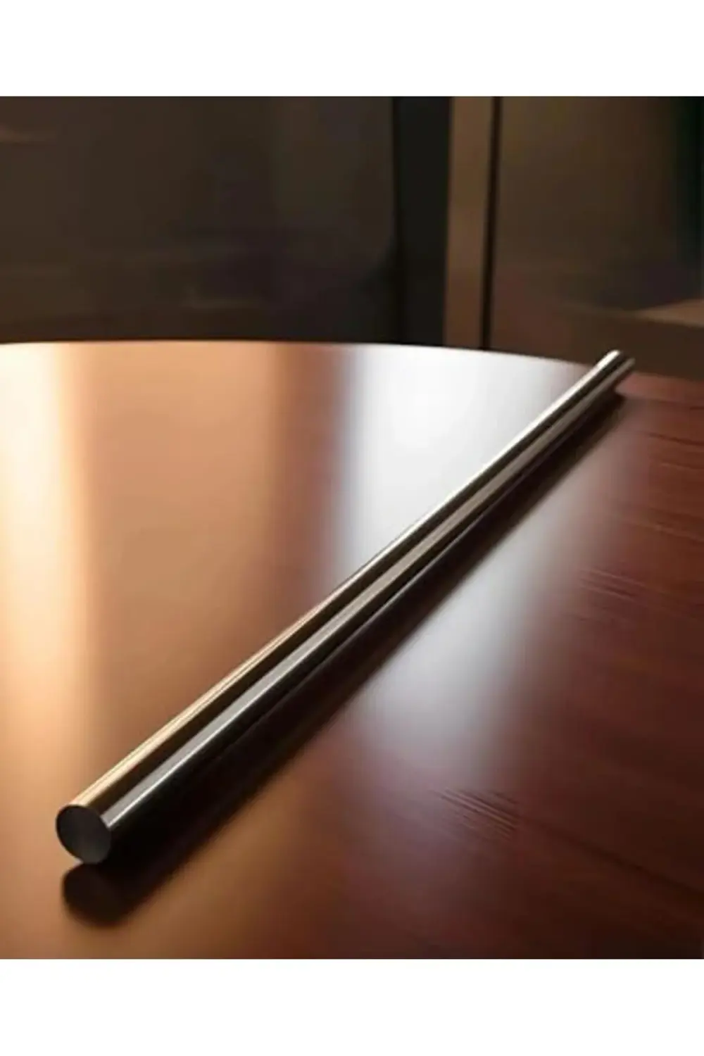 Oklava Paslanmaz Çelik Metal Pratik 75 Cm Hamur Yufka Açıcı Merda