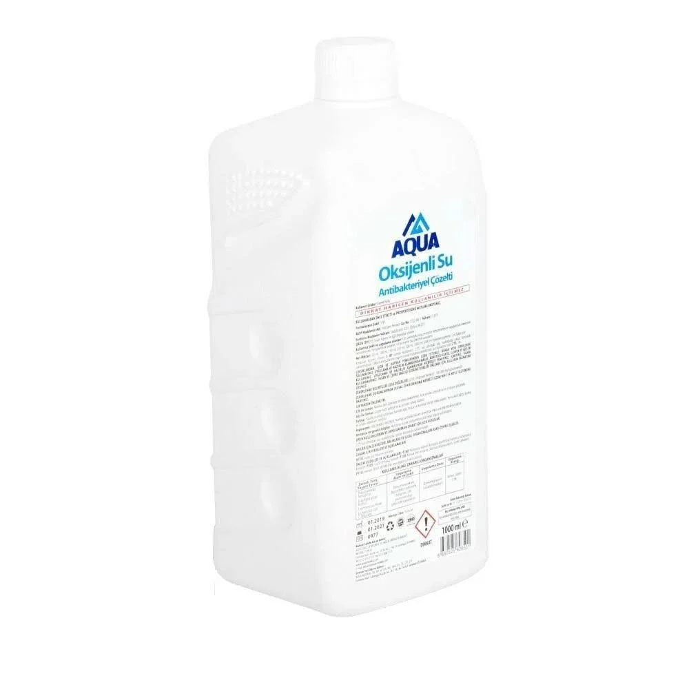 Oksijenli Su - 1 Lt Antiseptik Çözelti | Yara Bakımı ve Dezenfeksiyon