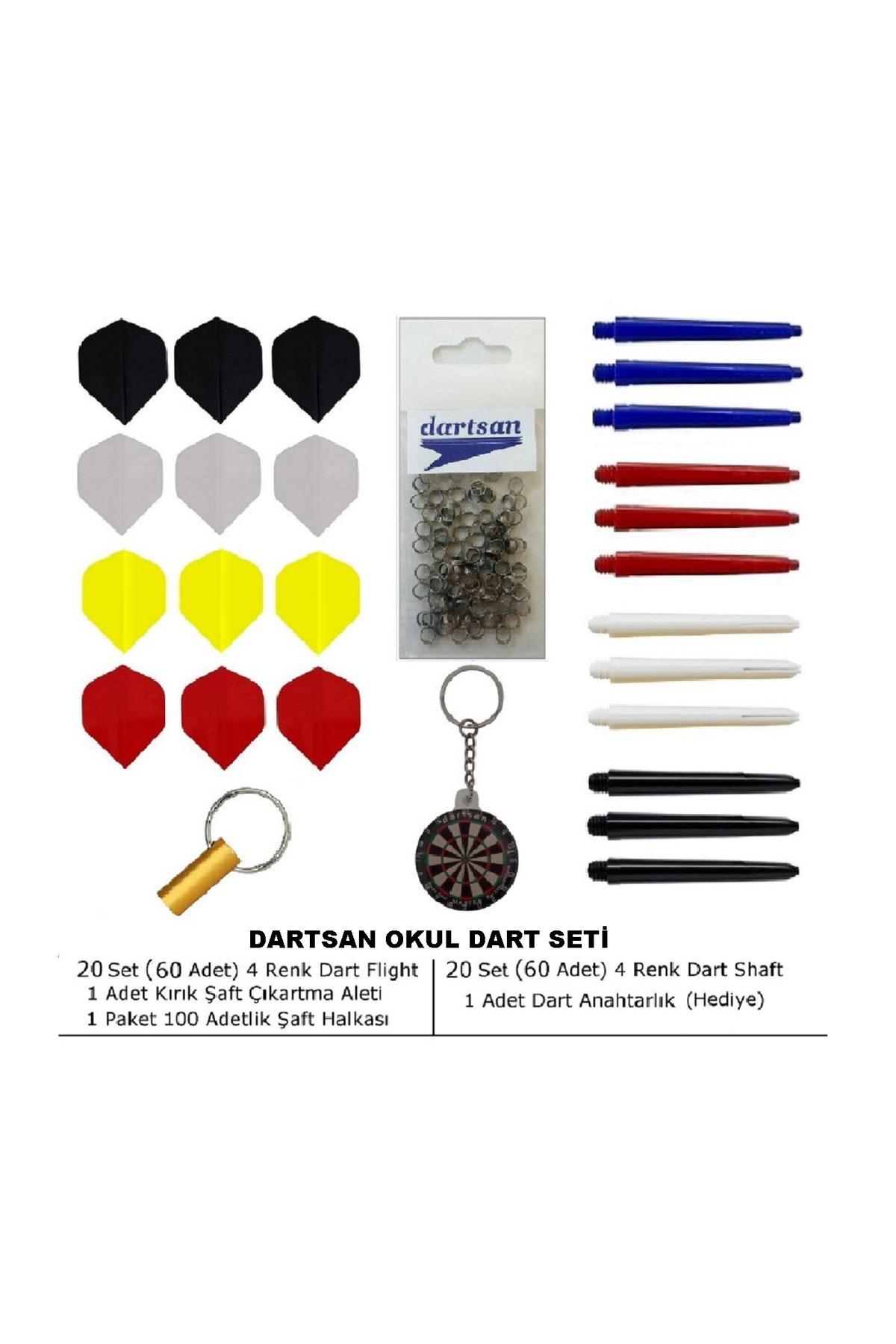 Okul Dart Seti. Çoklu Set