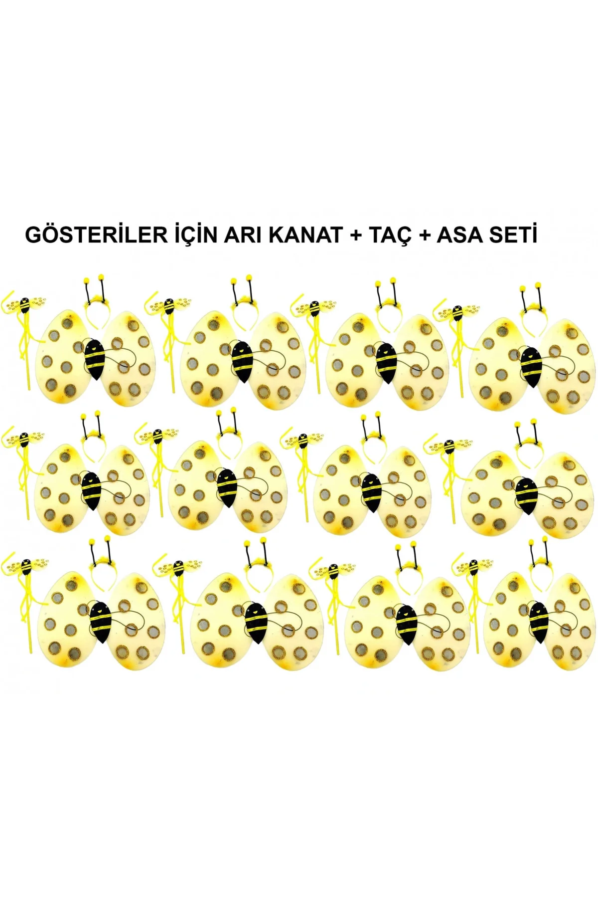 Okul Gösterileri İçin 1239li Arı Kanadı Seti - Etkinlik Kanatları