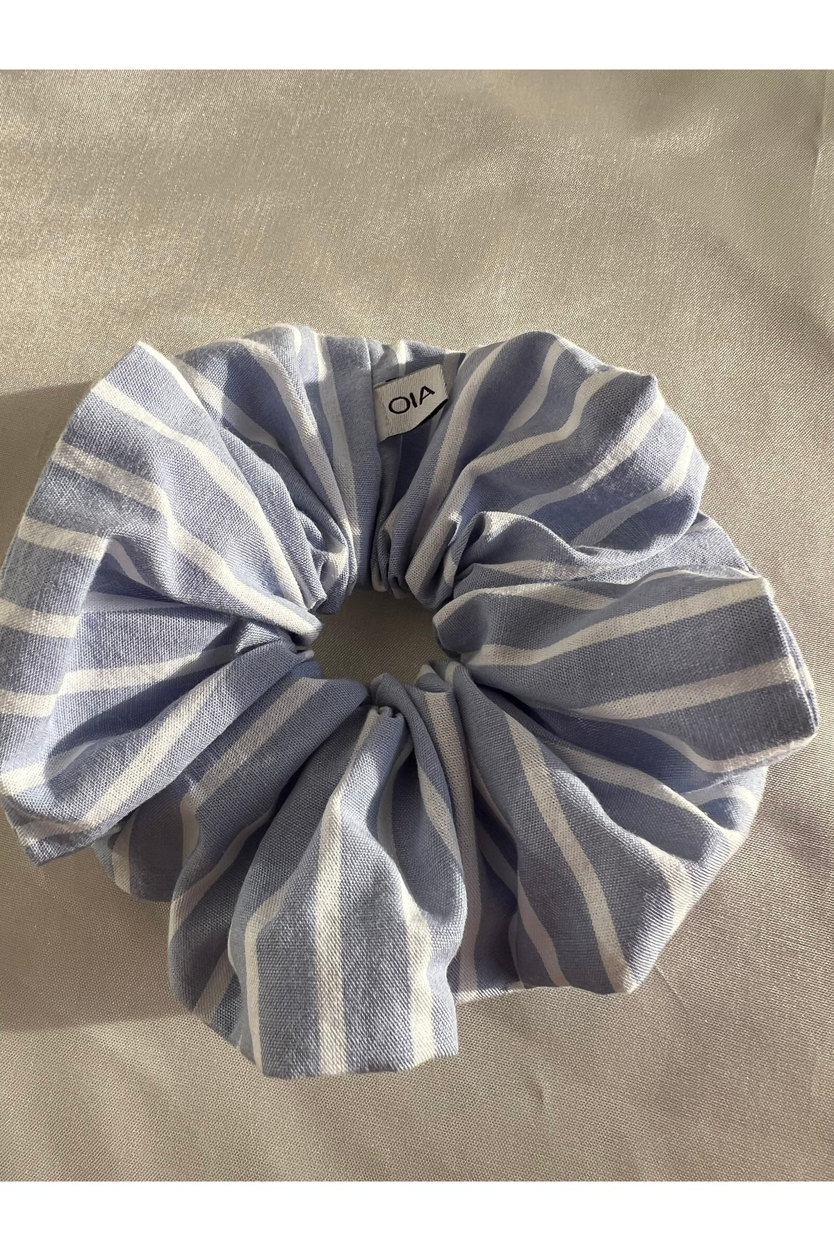 Okul Mavi Scrunchie Simit Toka