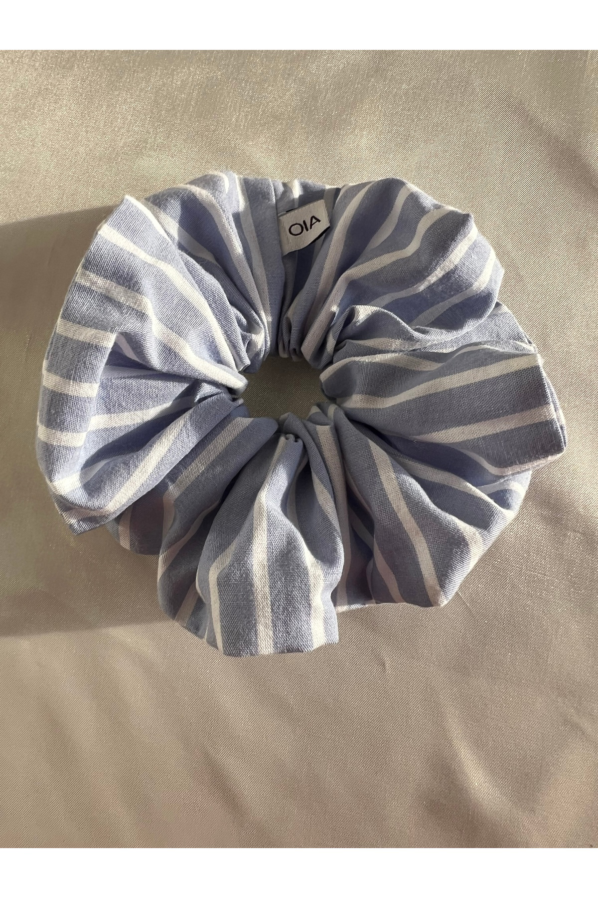 Okul Mavi Scrunchie Simit Toka