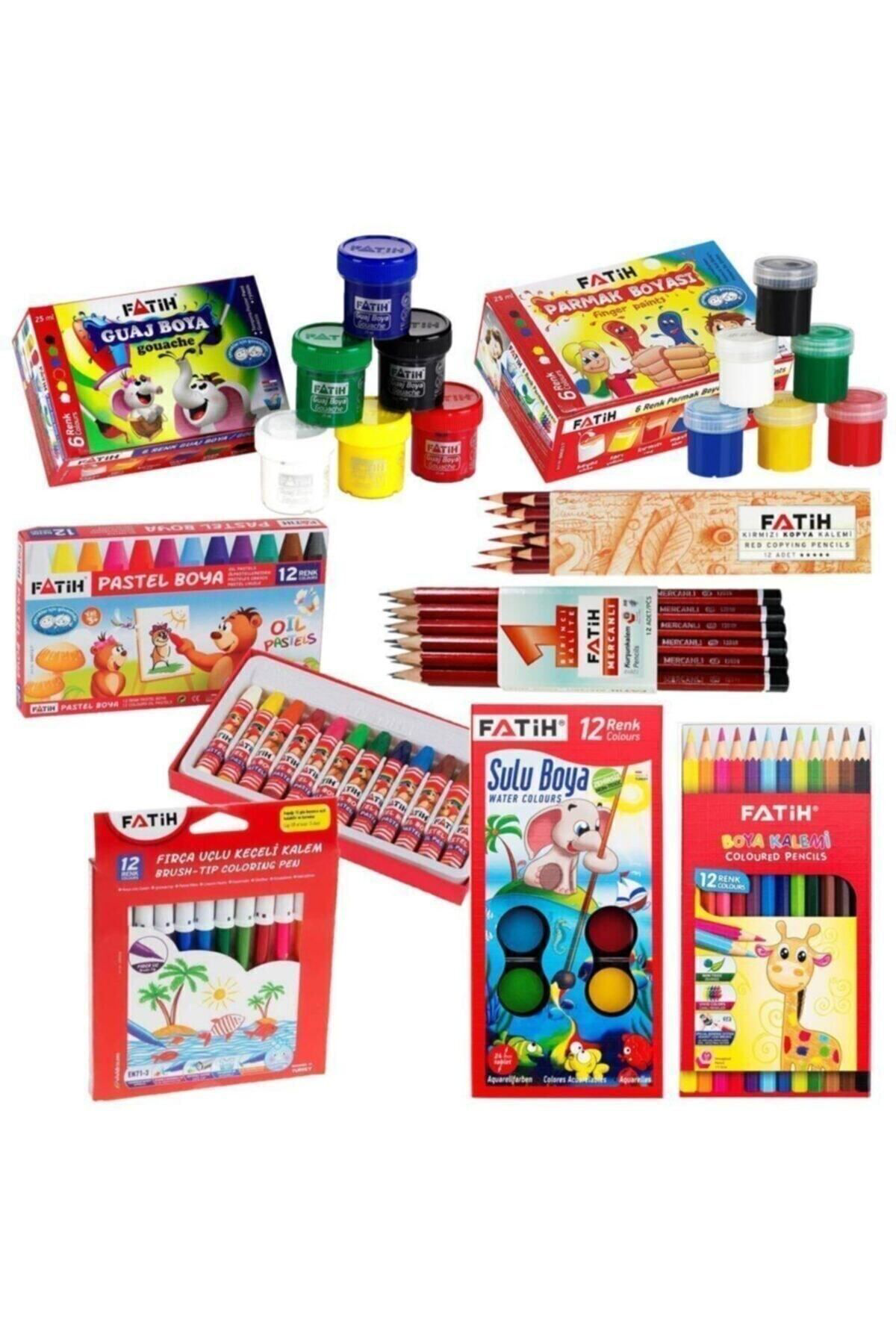 Fatih Okul Ögrenci Kirtasiye Boya Seti Ofisinn-024 K.S