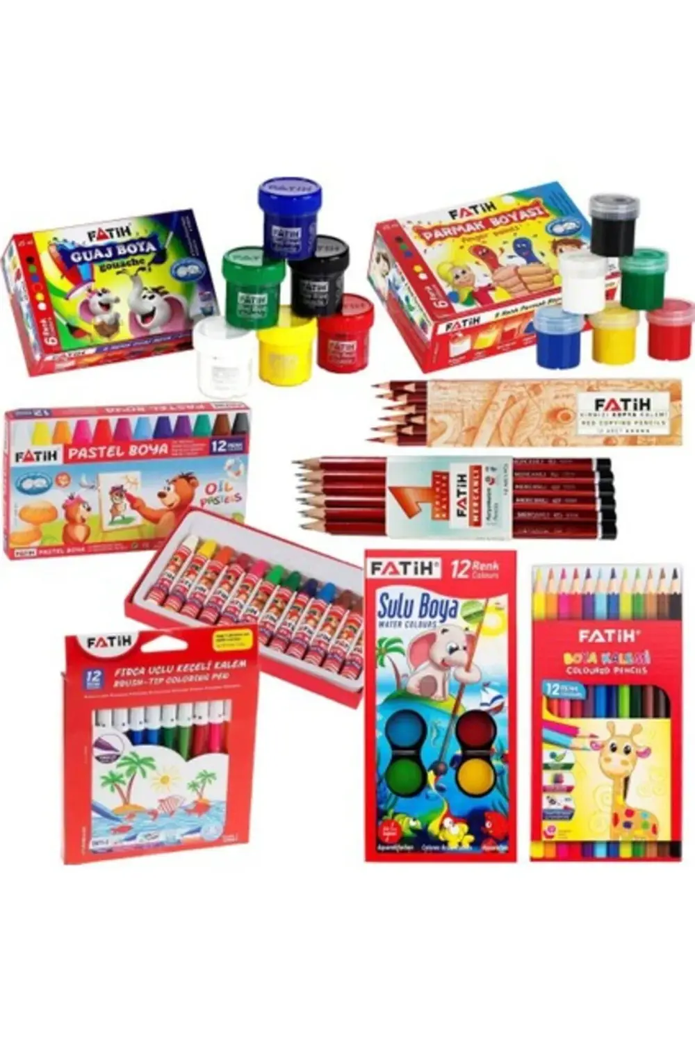 Okul Ögrenci Kirtasiye Boya Seti OFISINN-024