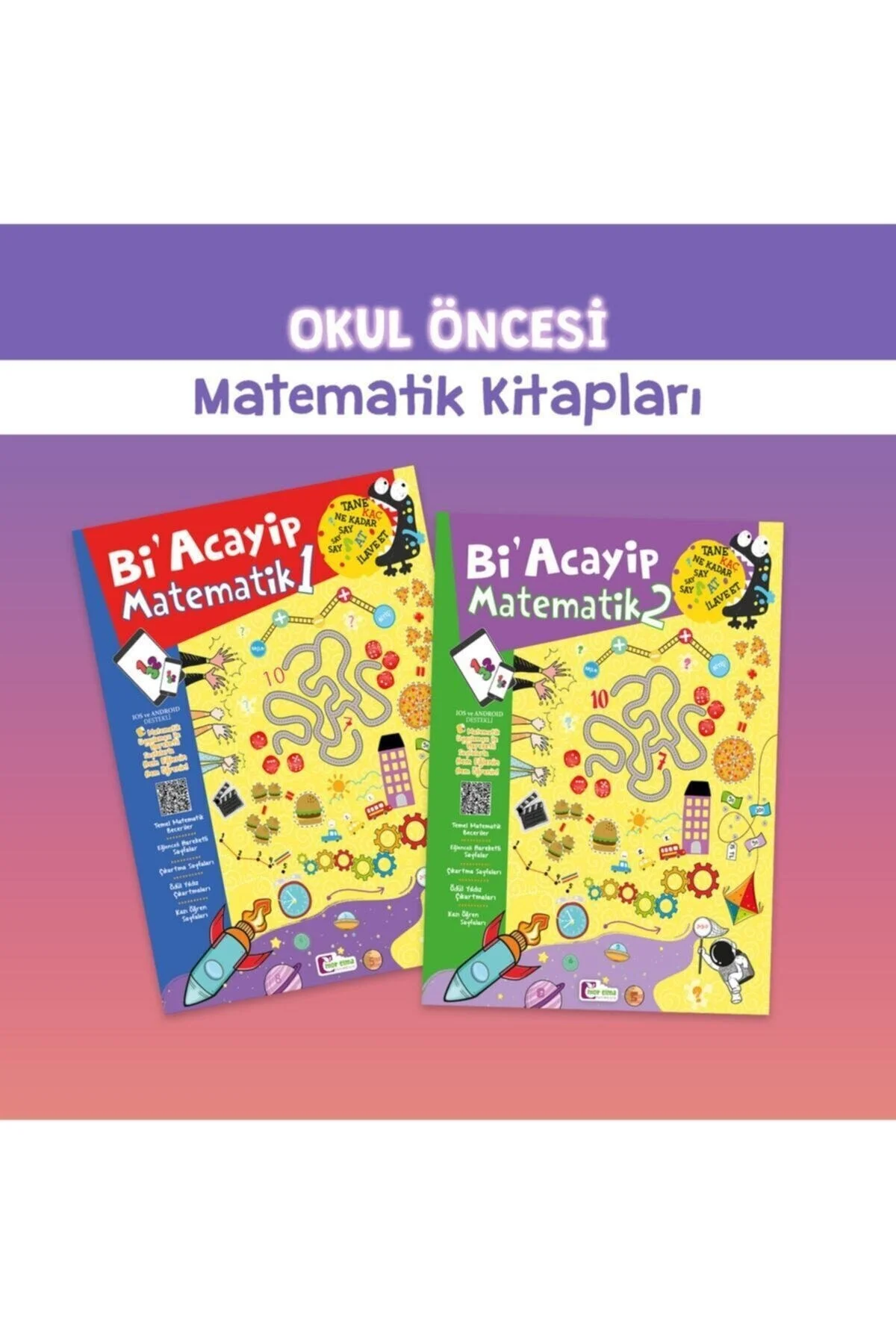 Okul Öncesi Matematik Kitapları 2'li Fiyatı, Yorumları ve Özellikleri