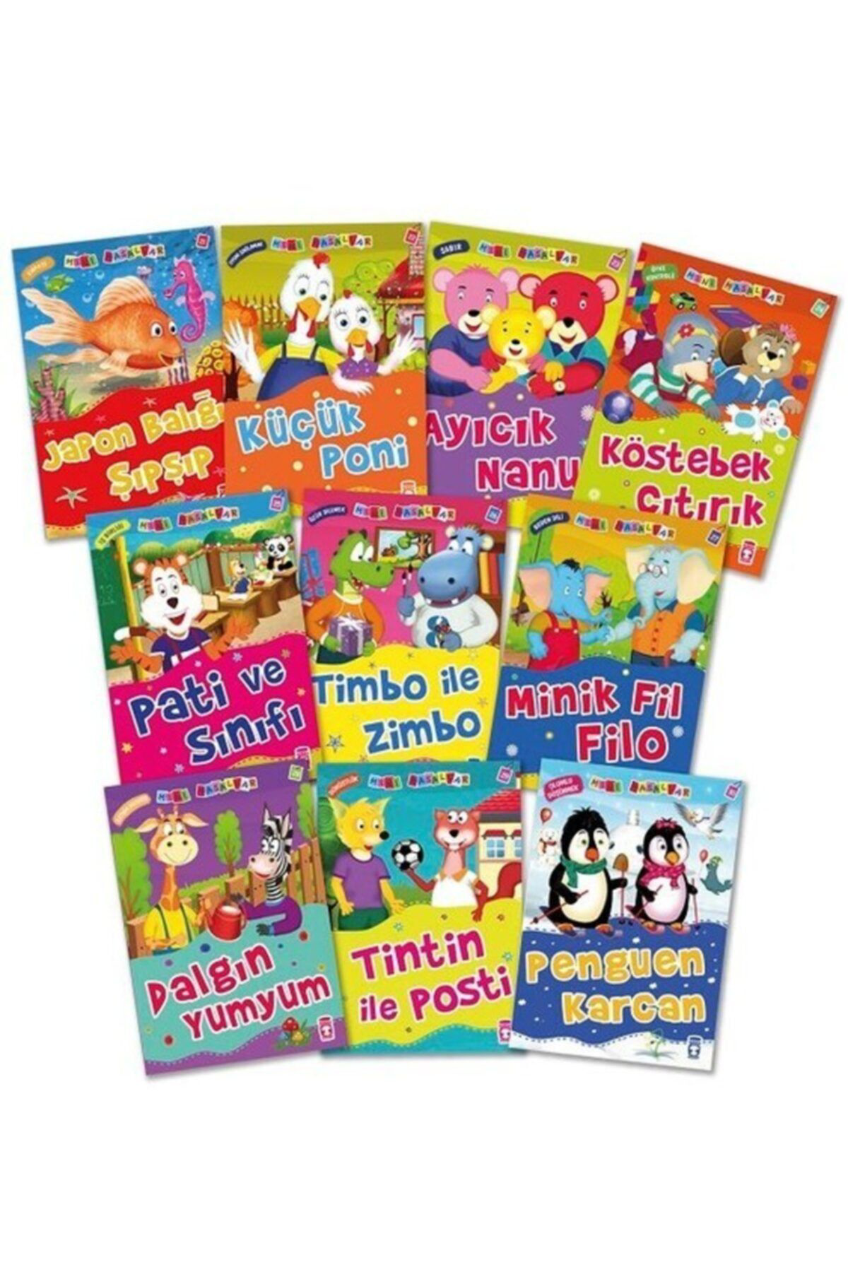 Timaş Yayınları Okul Öncesi Mini Masallar Serisi 3. Set (10 Kitap)