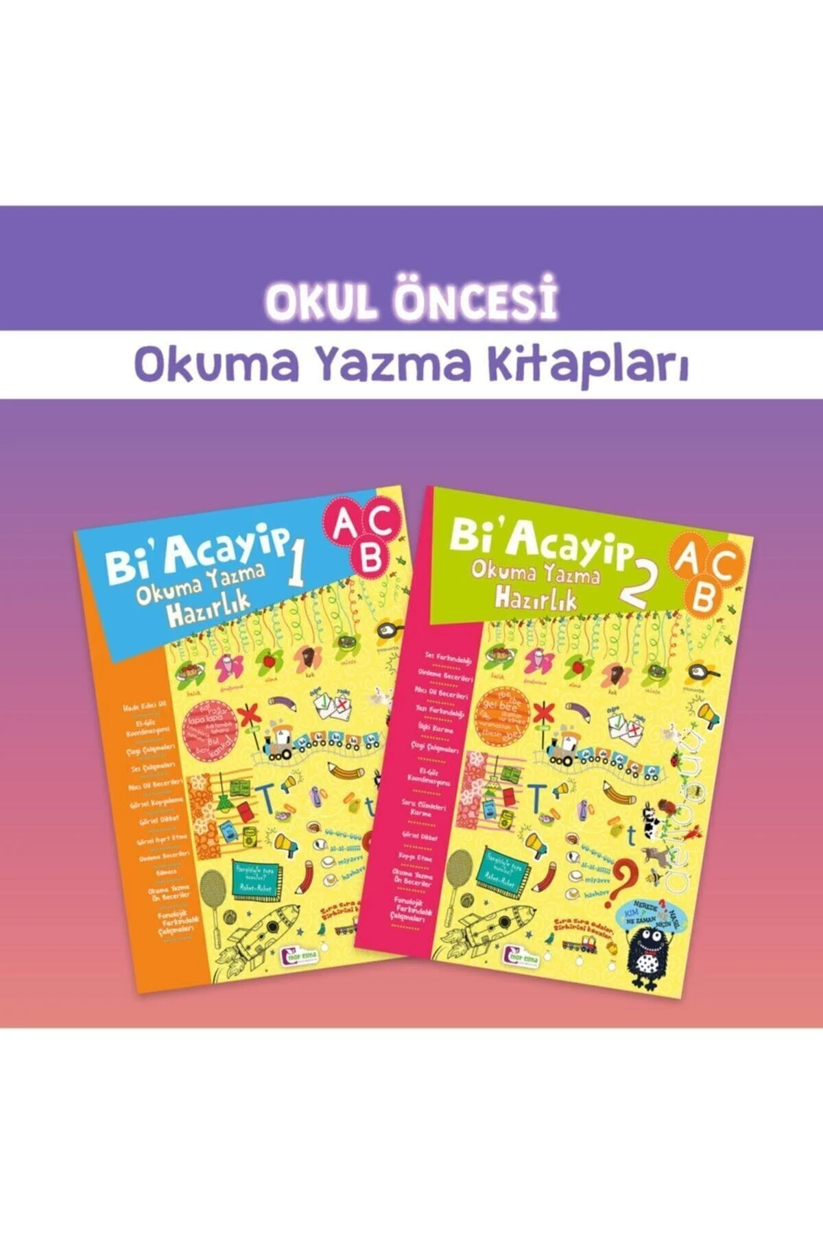 Okul Öncesi Okuma Yazma Kitapları 2'li Fiyatı, Yorumları ve Özellikleri