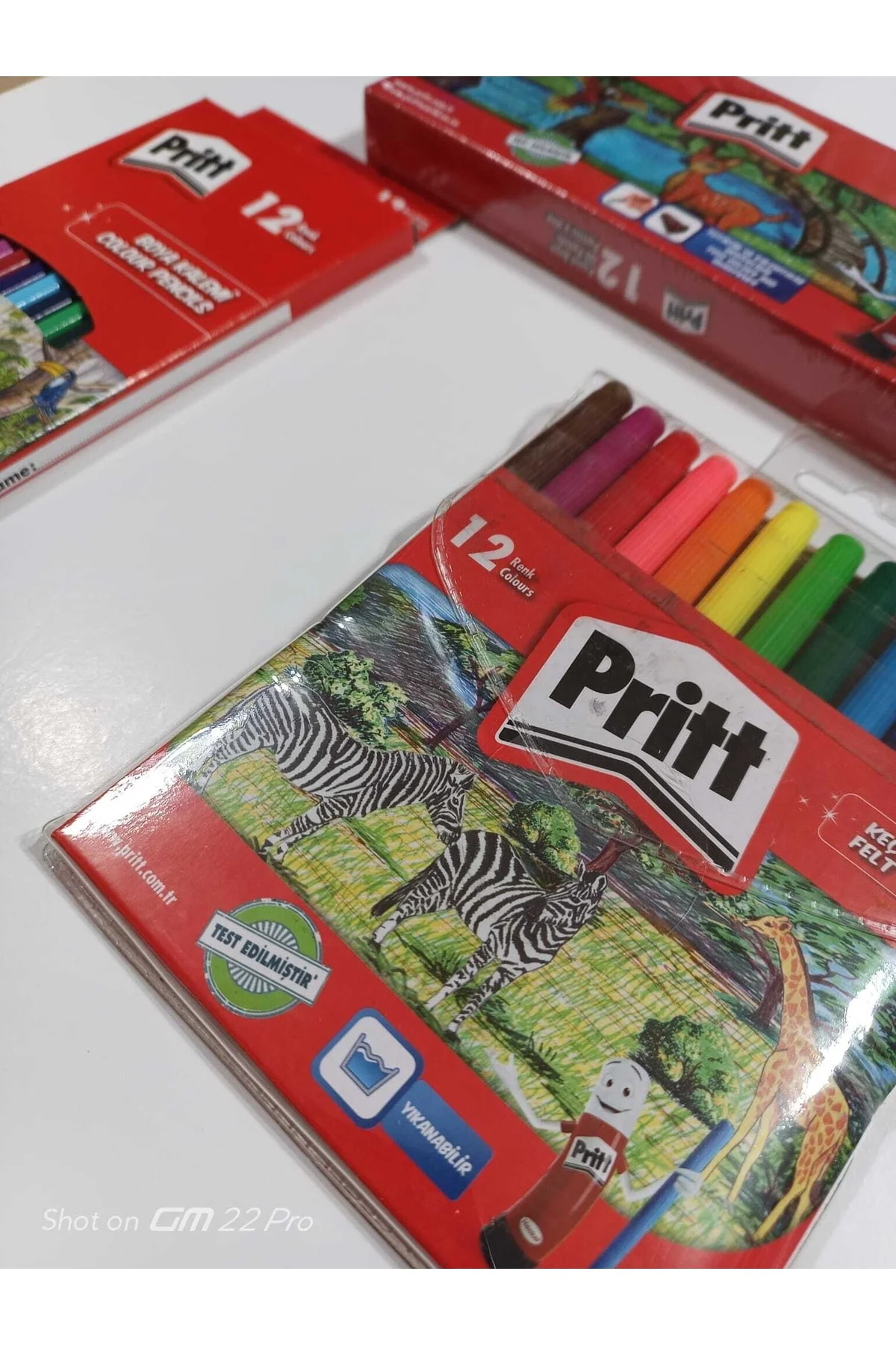 Okul Seti Kuru Boya, Keçeli Kalem, Pastel Boya (3parça)