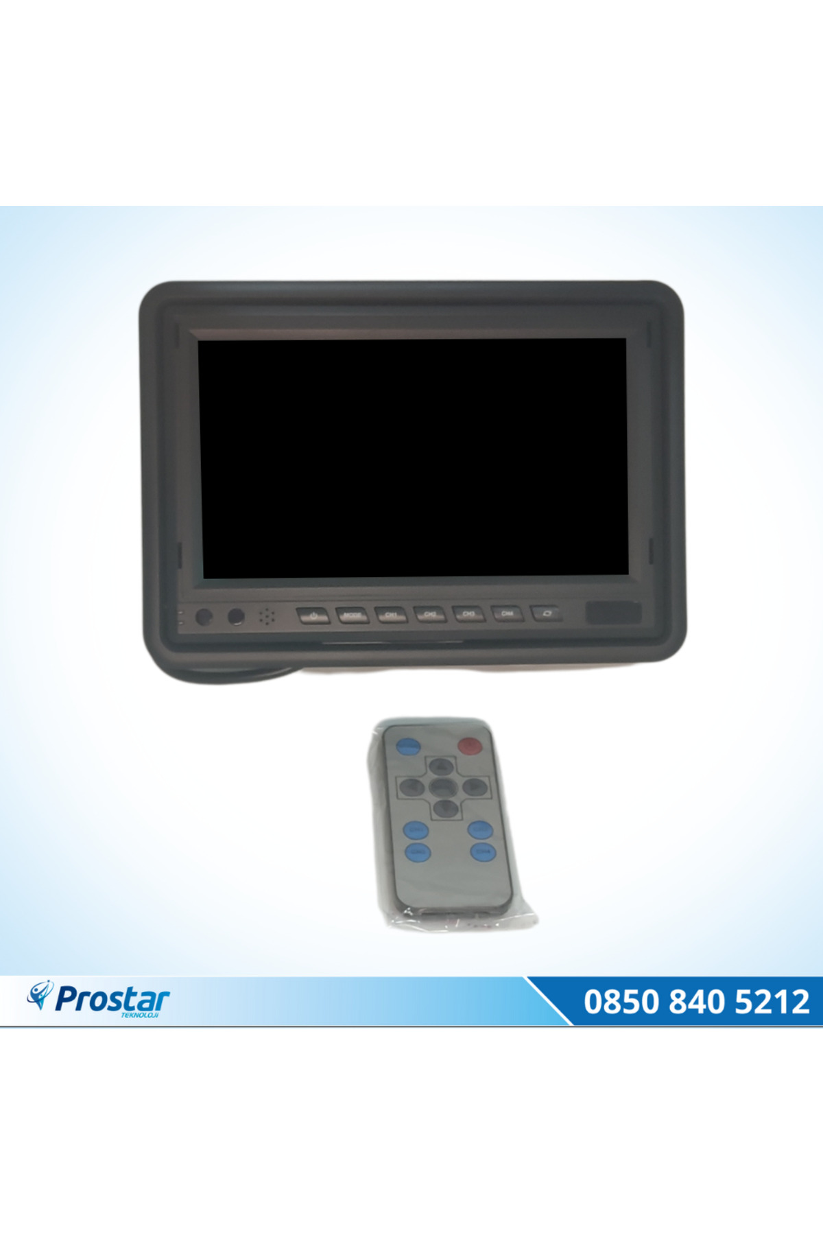 Prostark Okul Ve Servis Taşıtları Dört Kameralı Ahd 720P 7" Ekranlı 4 Kame