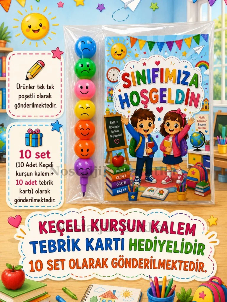 Okula Yeni Başlayan Öğrencilere Sınıfımıza Hoşgeldin Yazılı 10 Ad