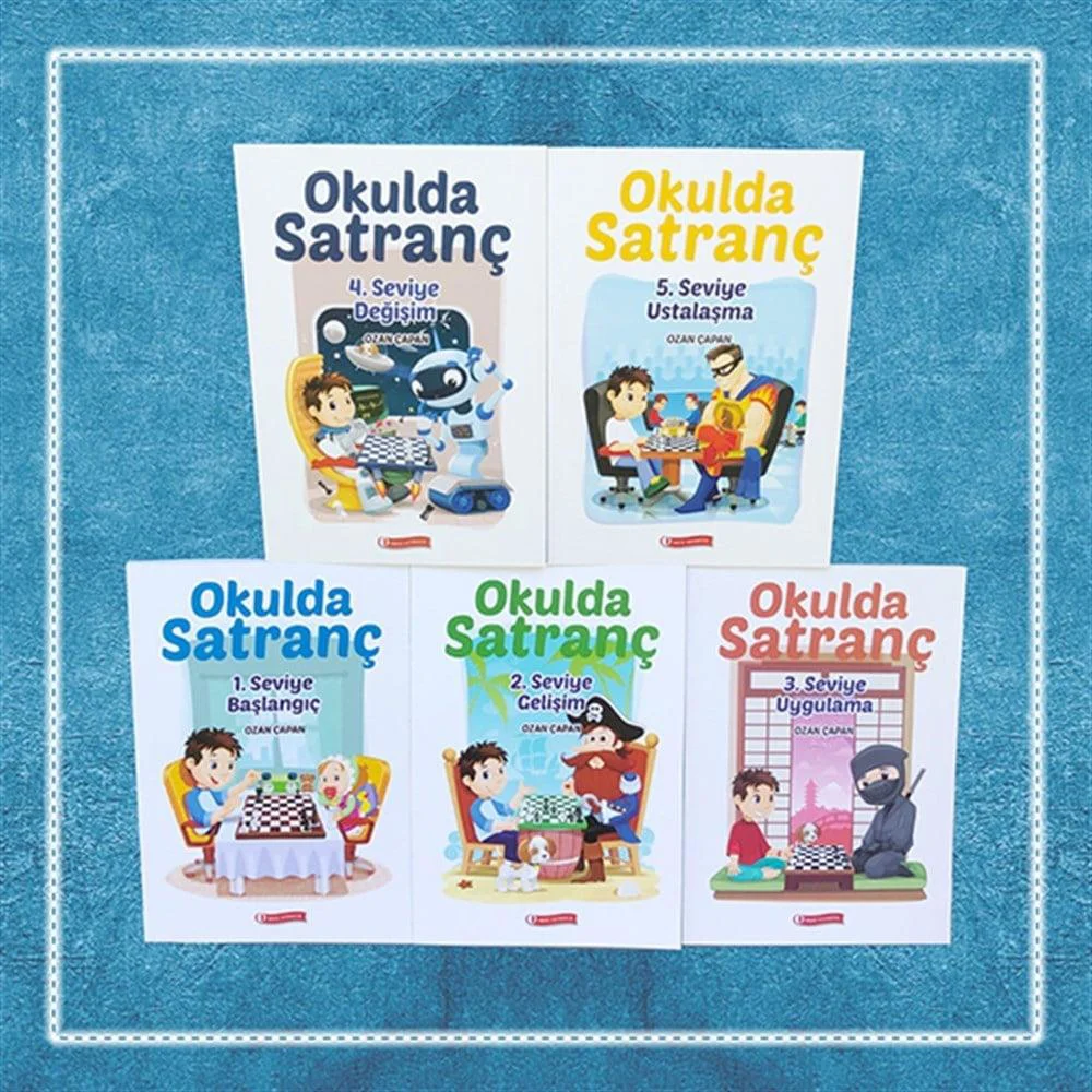 Okulda Satranç Seti 5 Kitap Okulda Satranç Seti 5 Kitap