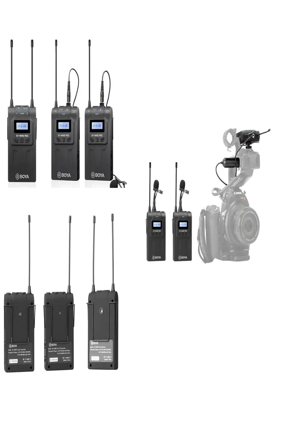 Okullar Için Wm8 Kablosuz Ikili Yaka Mikrofonu