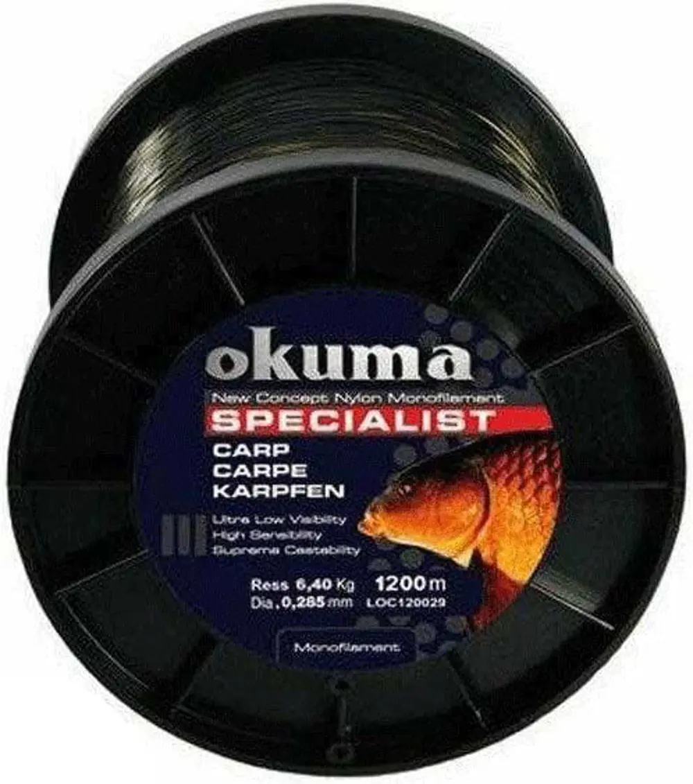 Okuma Carp 1200m 10.0kg 0.37mm Camou Sazan Misinası