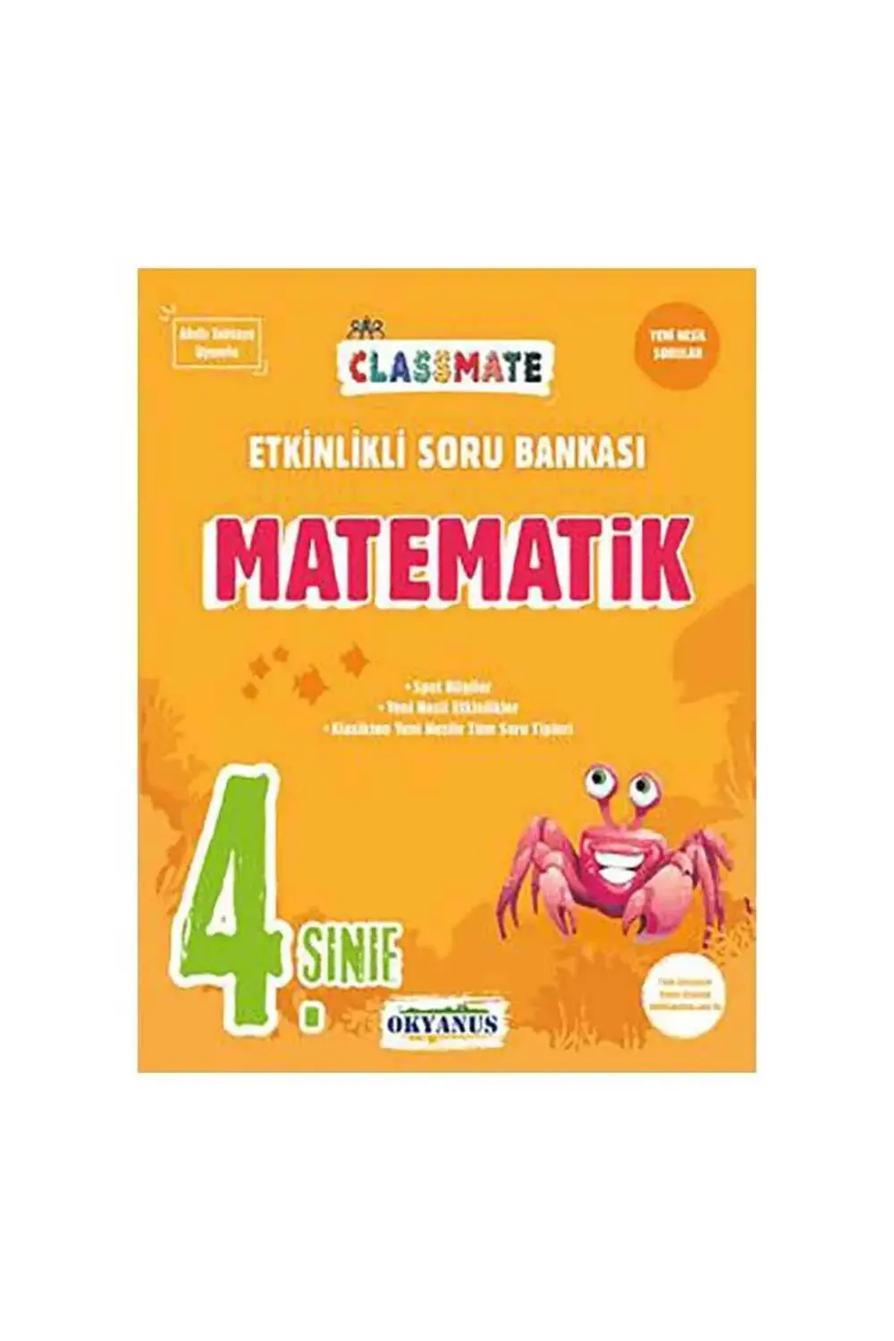 Okyanus 4.Sınıf Classmate Matematik Etkinlikli Soru Bankası