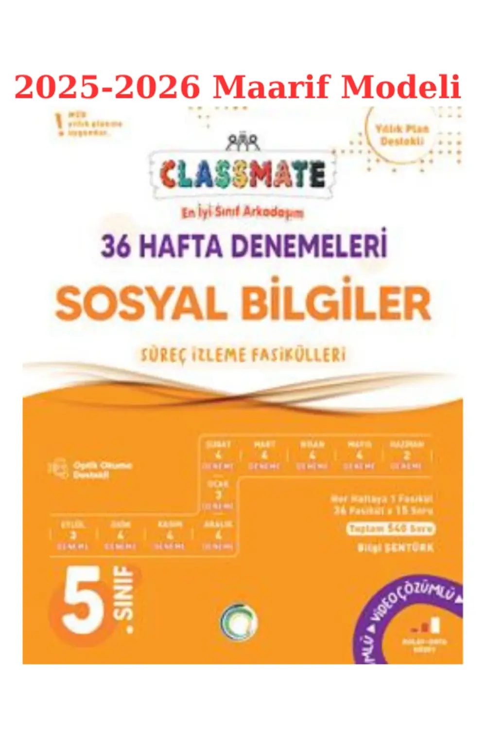 Okyanus 5. Sınıf Classmate Sosyal Bilgiler 36 Hafta Denemeleri 20