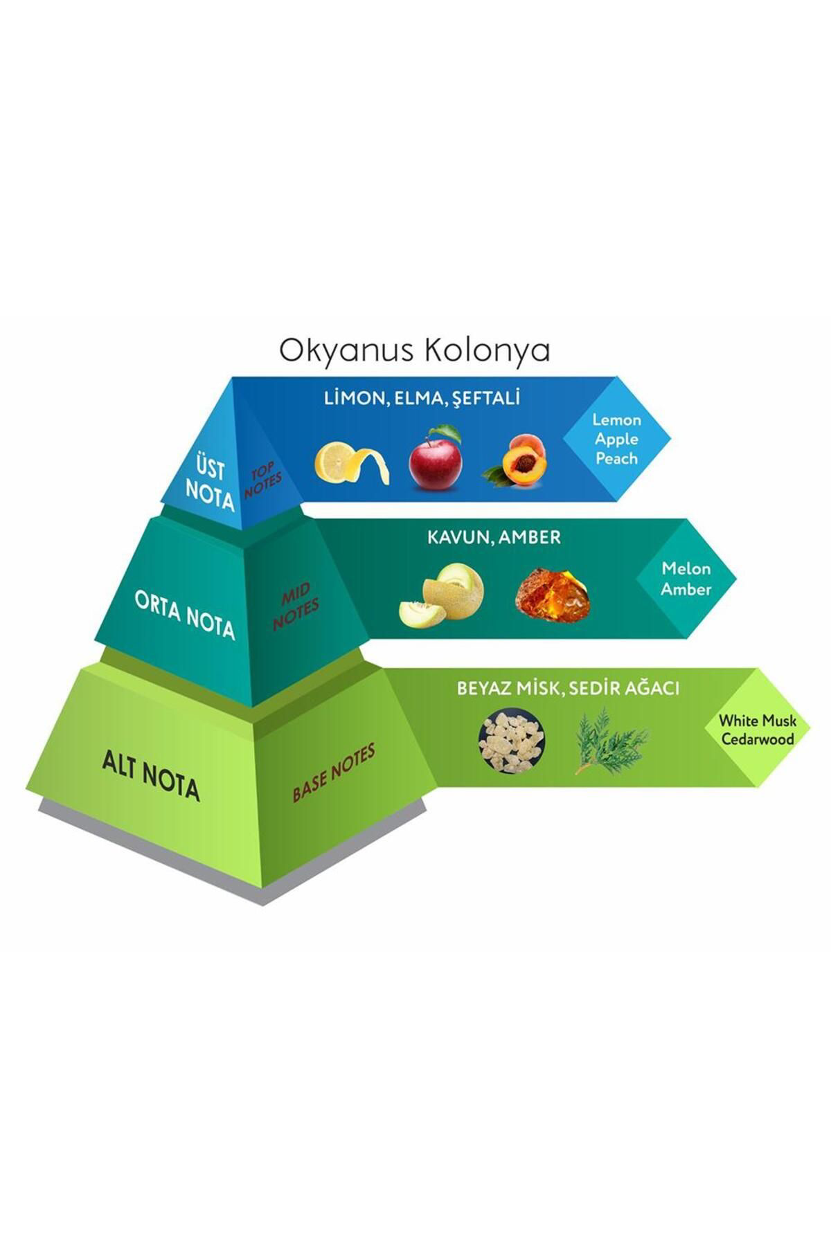 Okyanus Cep Boy Kolonya Eau De Cologne 30 ML