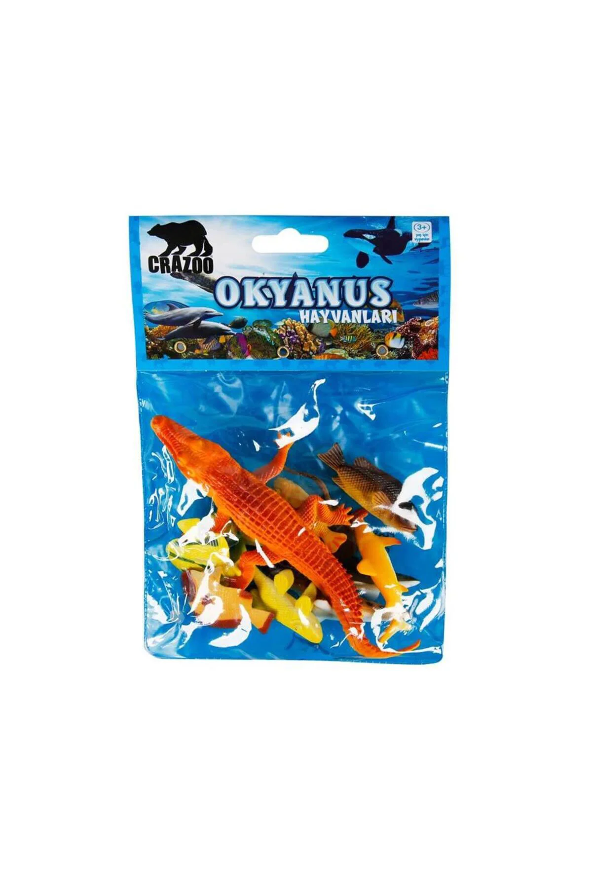 Okyanus Hayvanları Poşetli Hayvan Oyun Seti